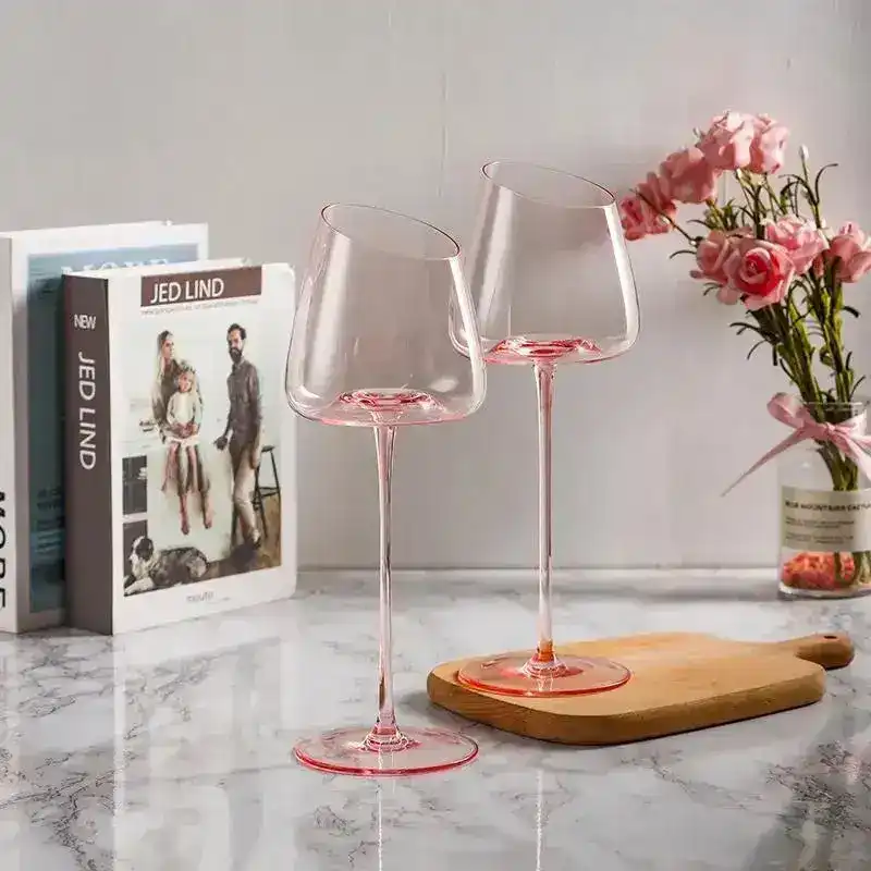 Nordic Flamingo PInk Wine Glass - Image 2