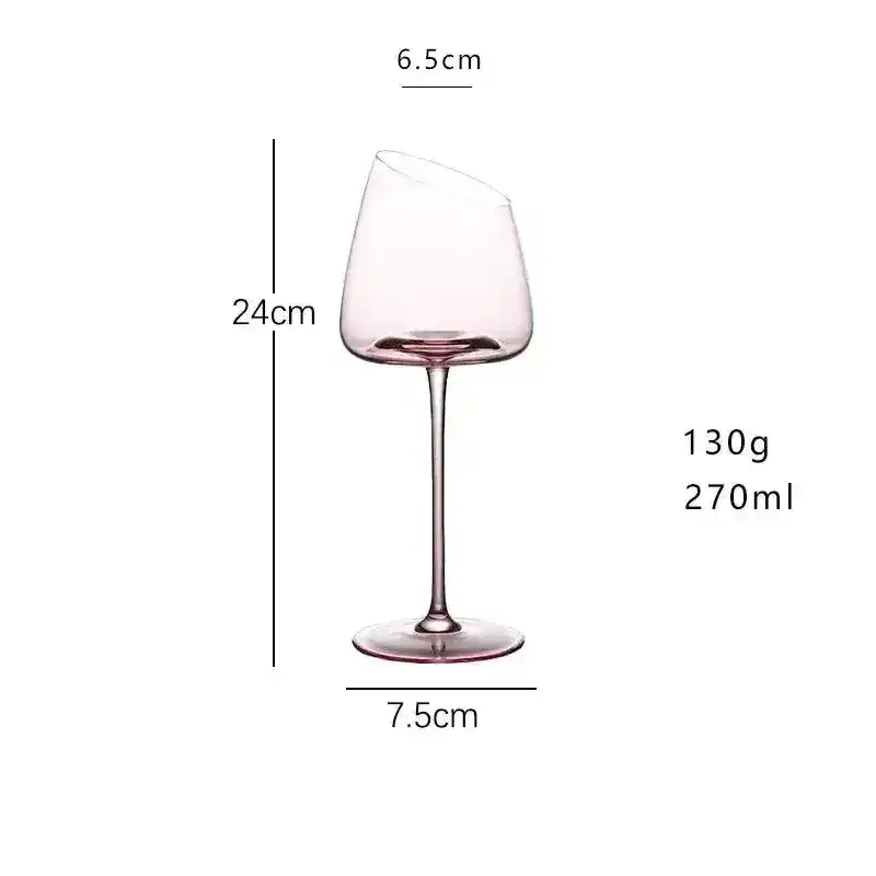 Nordic Flamingo PInk Wine Glass - Image 7