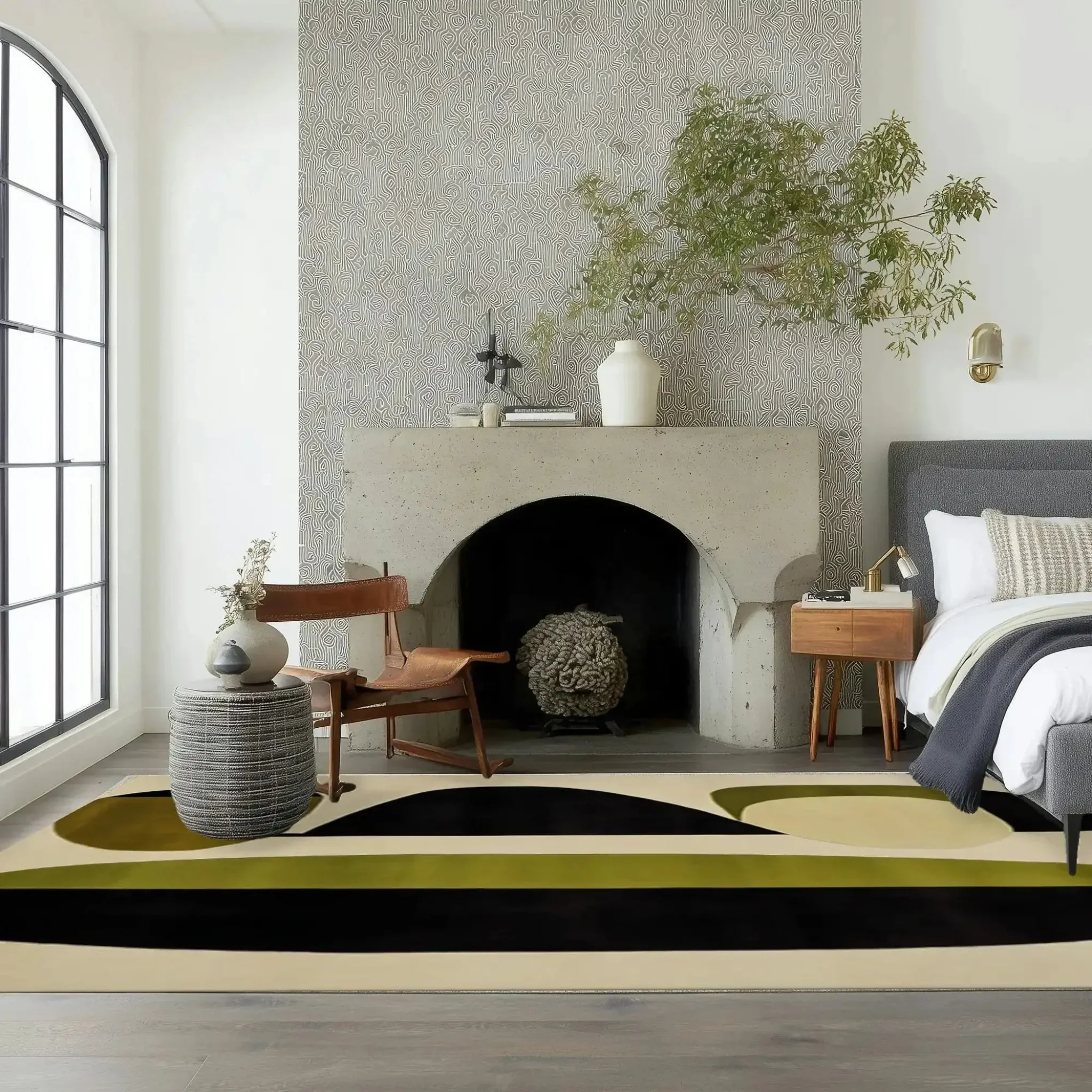 Obscured Dimensions Hand Tufted Rug - Image 4