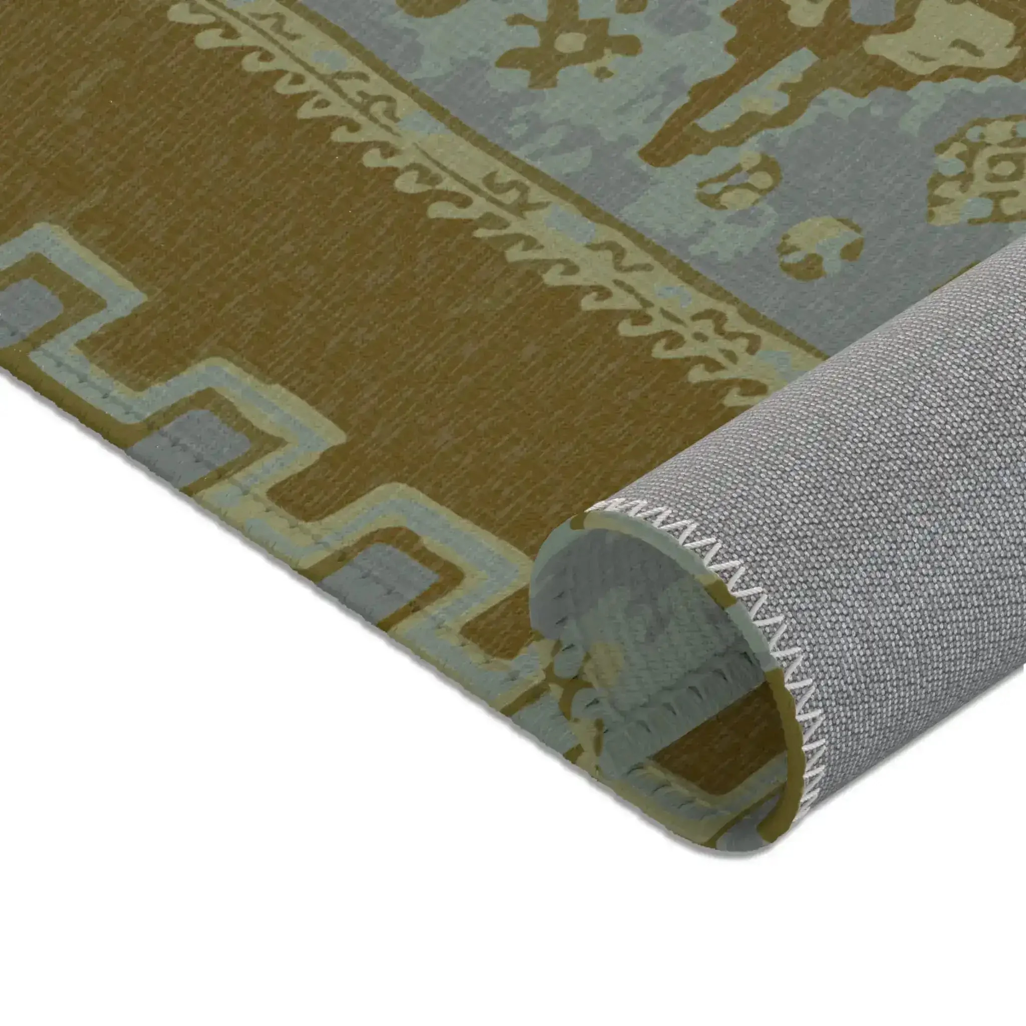 Olive Grove Tribal Accent Rug - Image 7