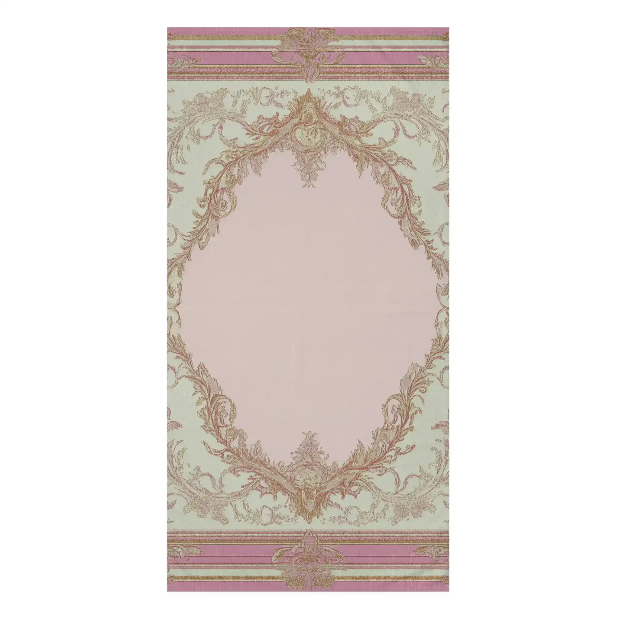 Opulent Floral Frame Bath Towel