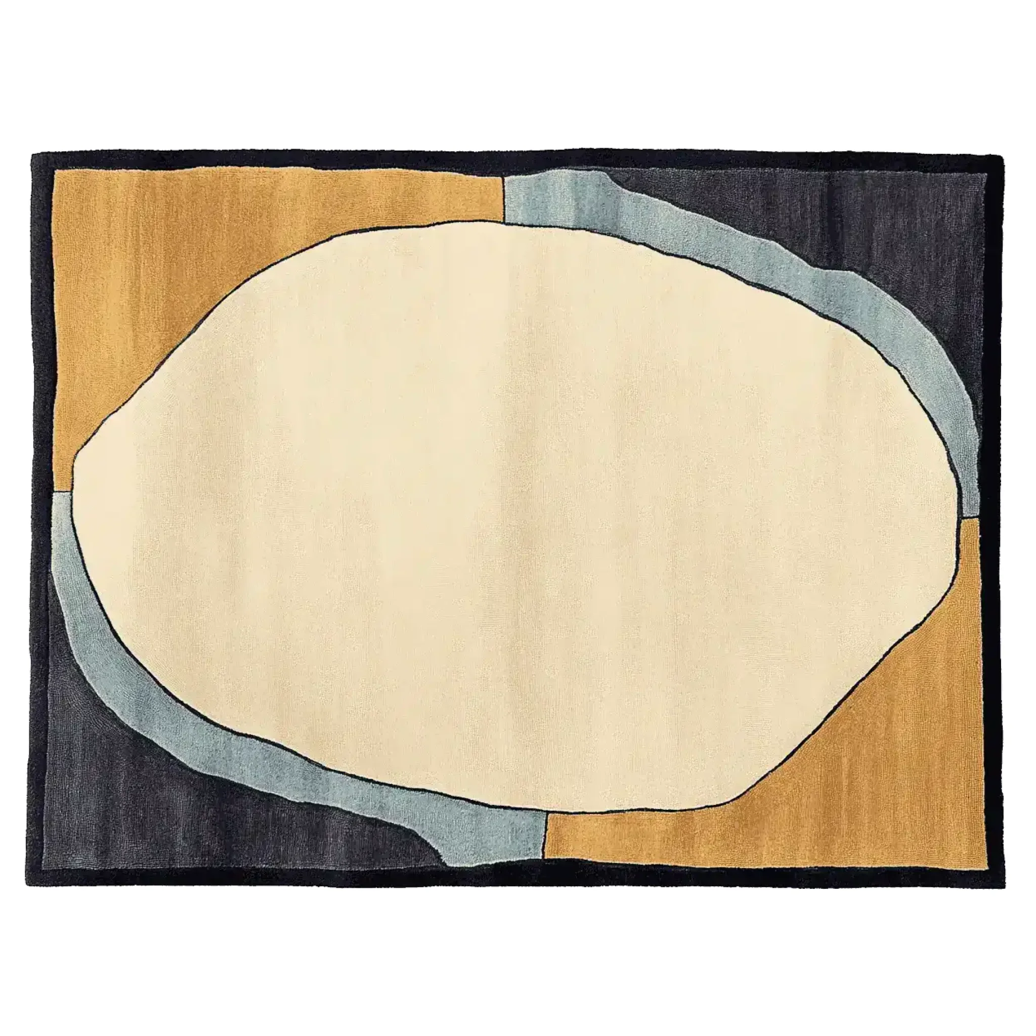 Organic Depth Layers Hand Tufted Rug - Image 4