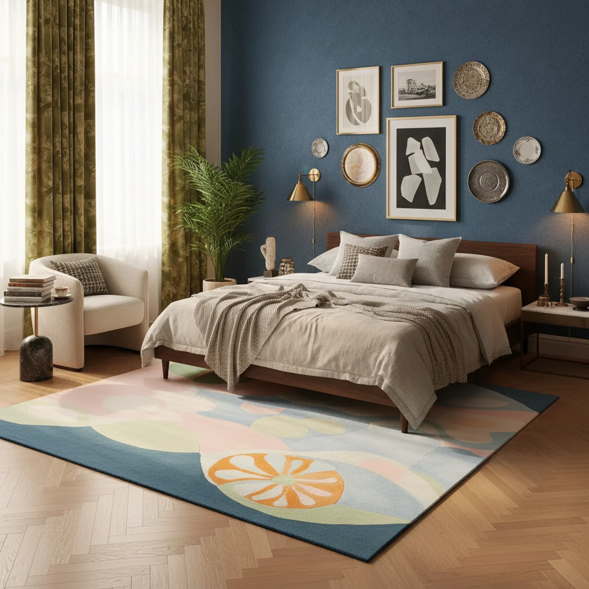 Organic Flow Hand Tufted Rug - Image 3
