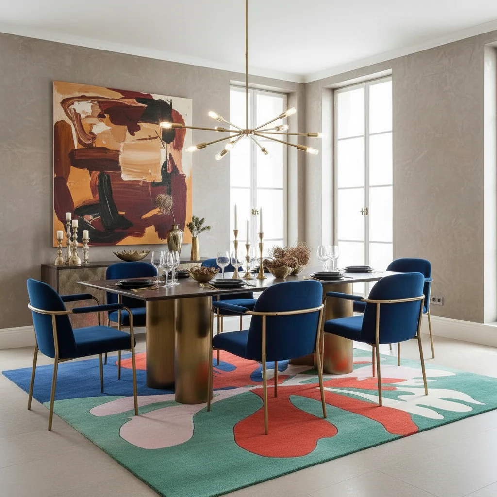 Organic Shape Vibe Hand Tufted Rug - Image 2