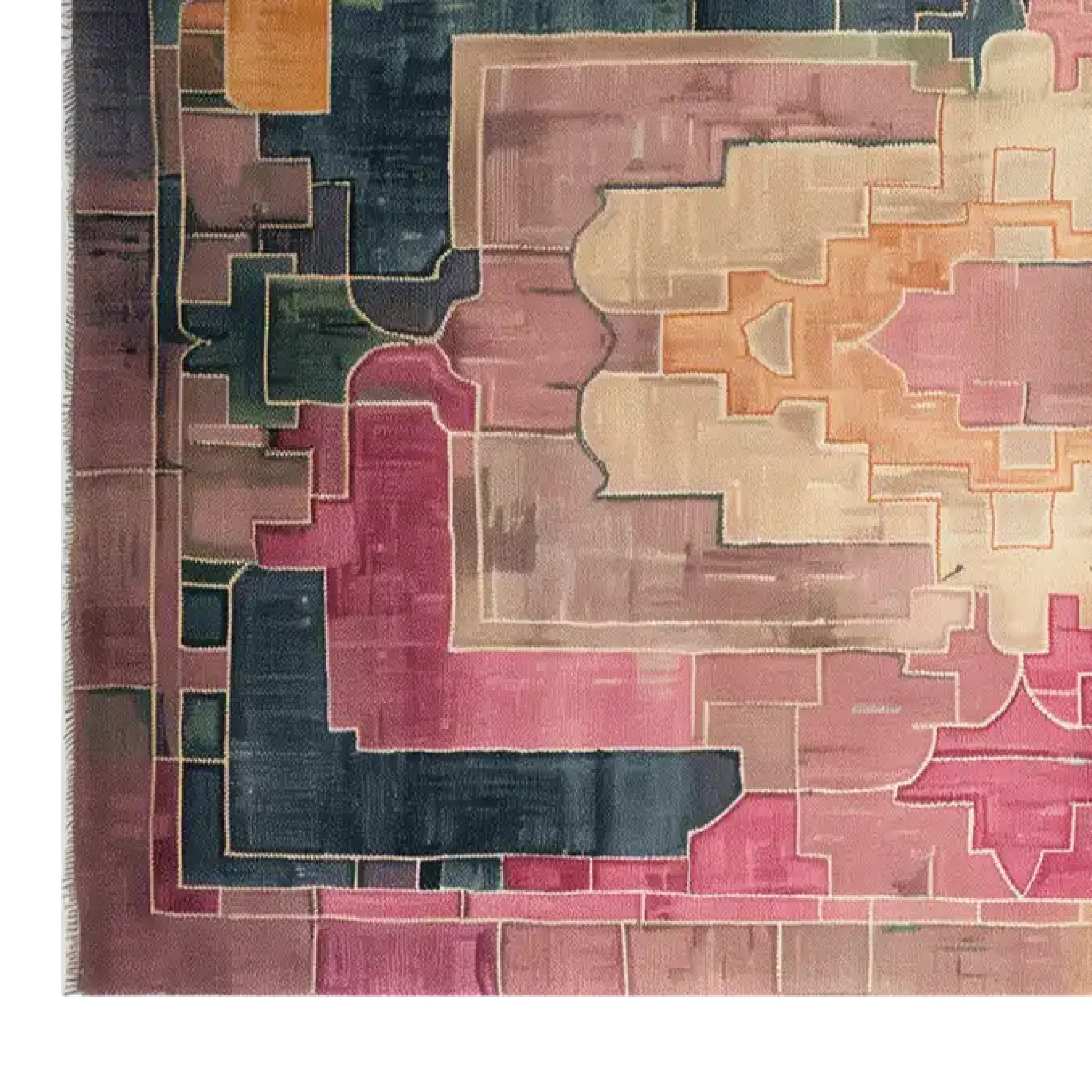 Palatial Mirage Hand Tufted Wool Rug - Image 5