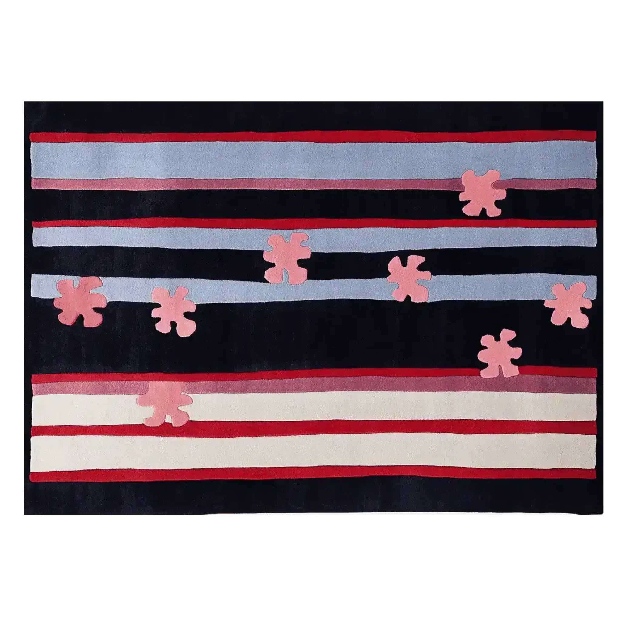 Parallel Petals Hand Tufted Rug - Image 3