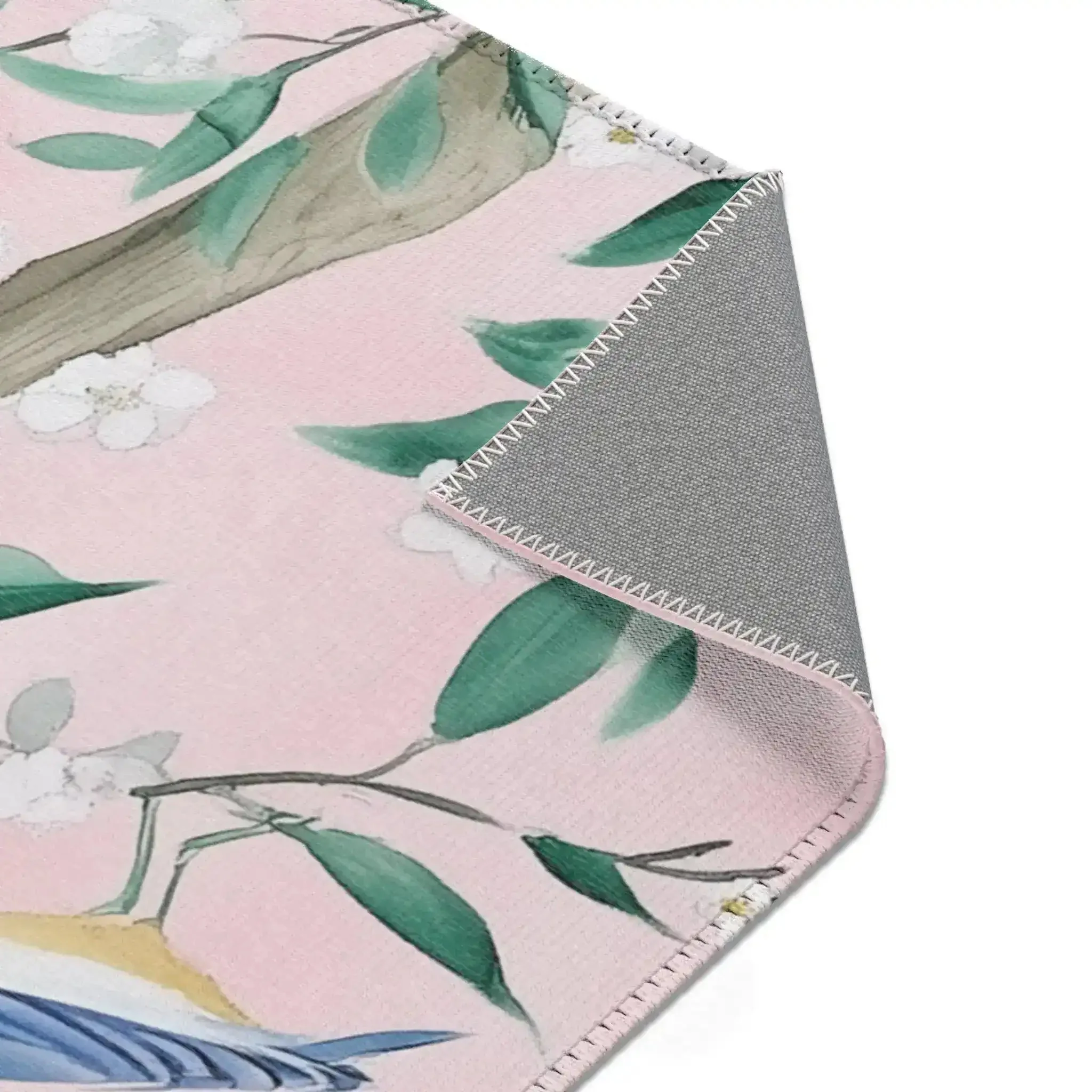 Pastel Birds on Blossom Branches Accent Rug - Image 8