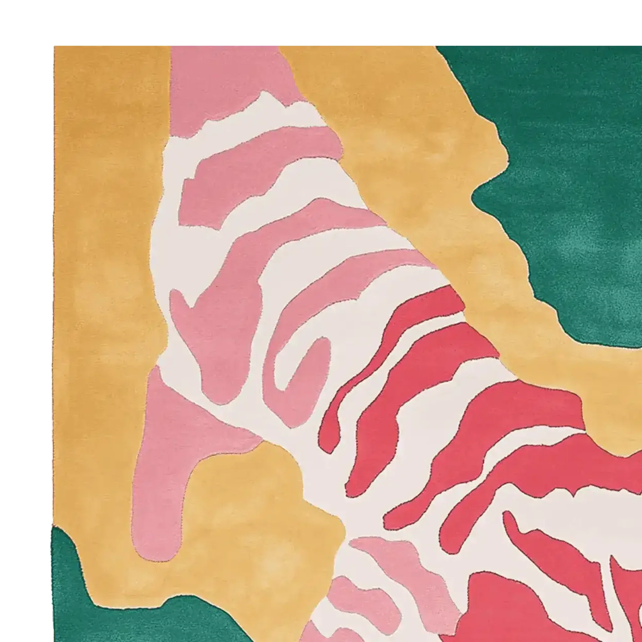 Pastel Jungle Prowler Hand Tufted Rug - Image 4