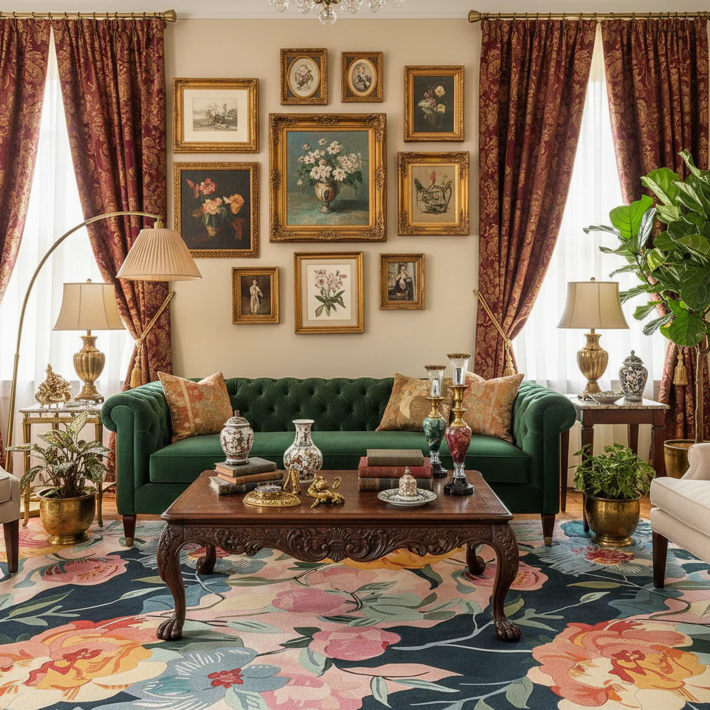 Pastels in Bloom Hand Tufted Wool Rug - Image 2