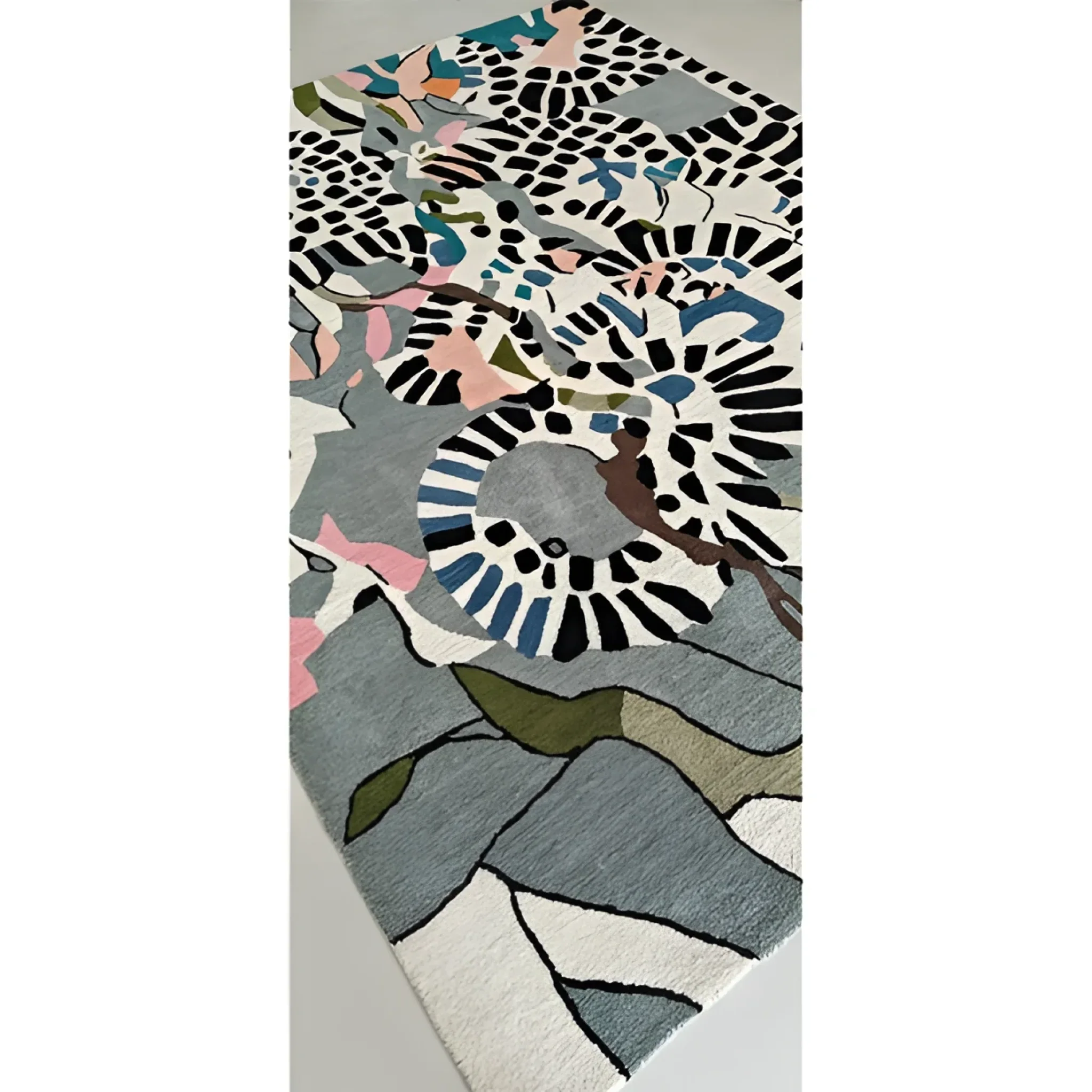 Patterned Motion Play Hand Tufted Rug - Image 3