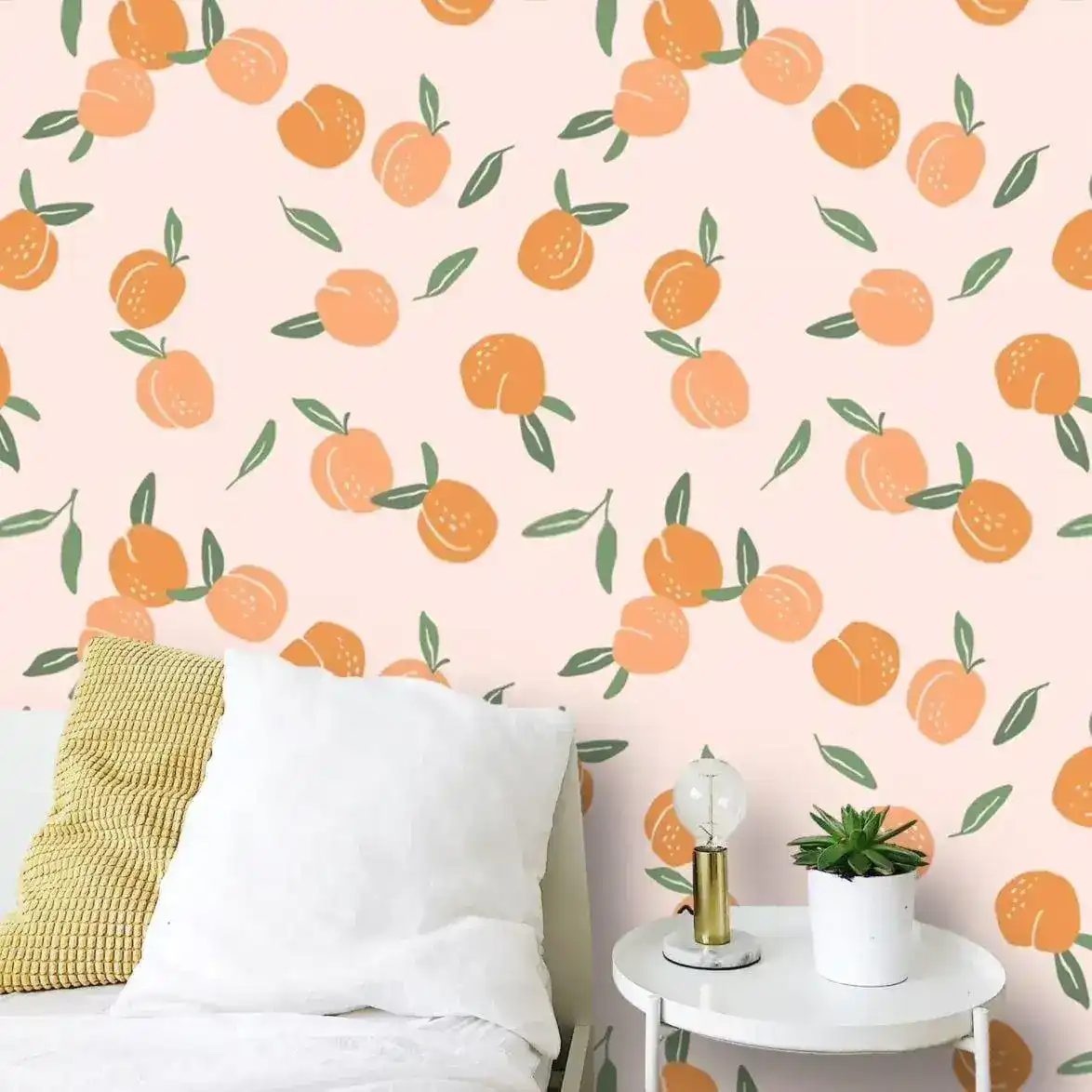 Peach and Orange Fruits Wallpaper - Image 4