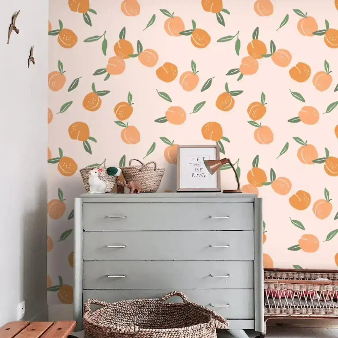 Peach and Orange Fruits Wallpaper - Image 5