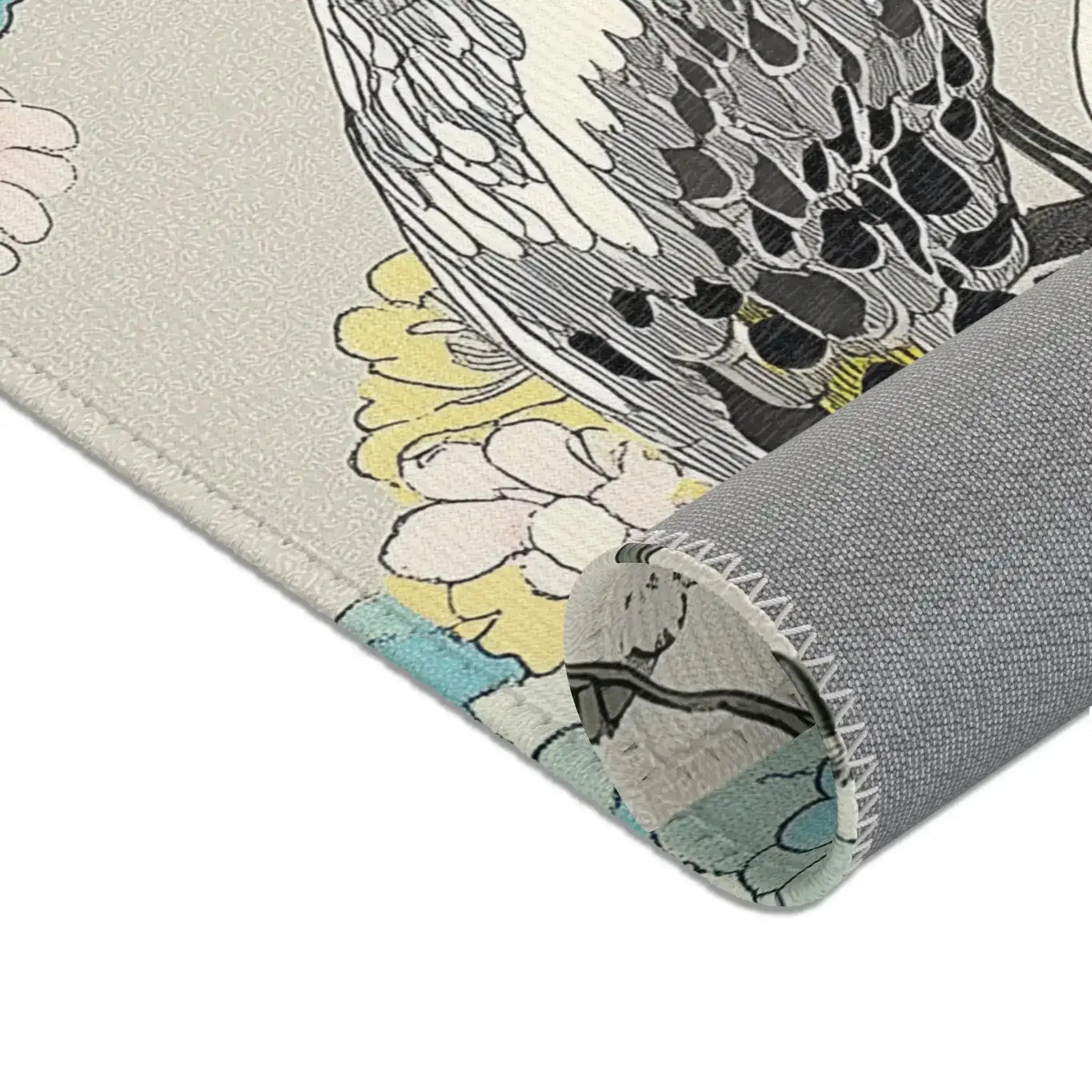 Peacock Garden – Elegant Floral Accent Rug - Image 2