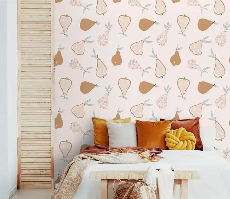 Pears Fruit Pastel Minimalist Wallpaper - Image 5