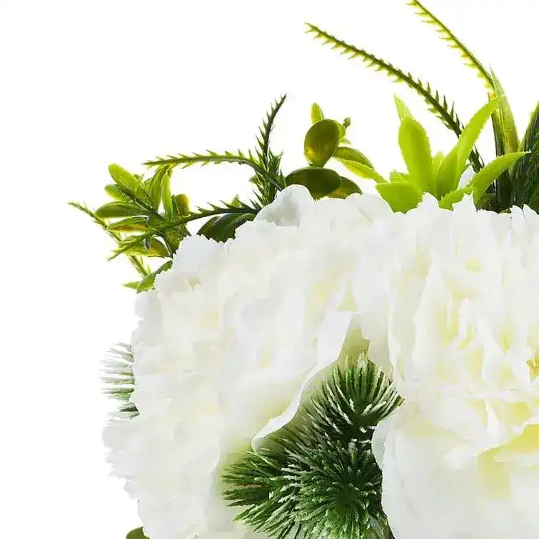 Peony Centerpiece in Vase - Image 3