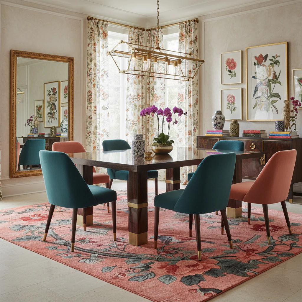 Petal and Perch Hand Tufted Rug - Image 2