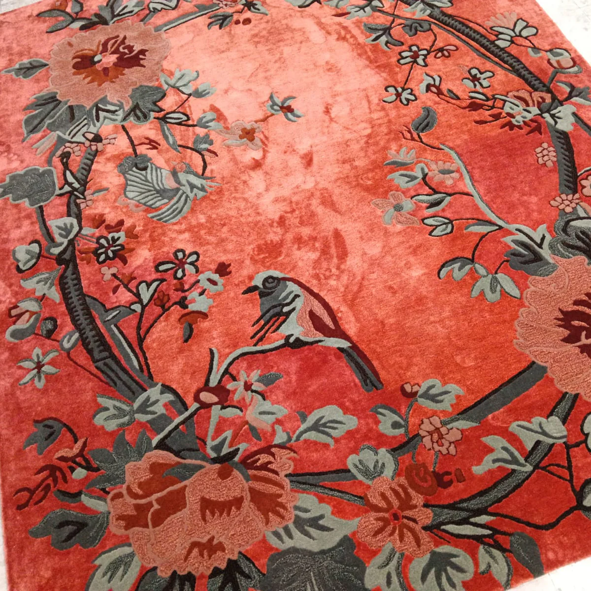Petal and Perch Hand Tufted Rug - Image 4
