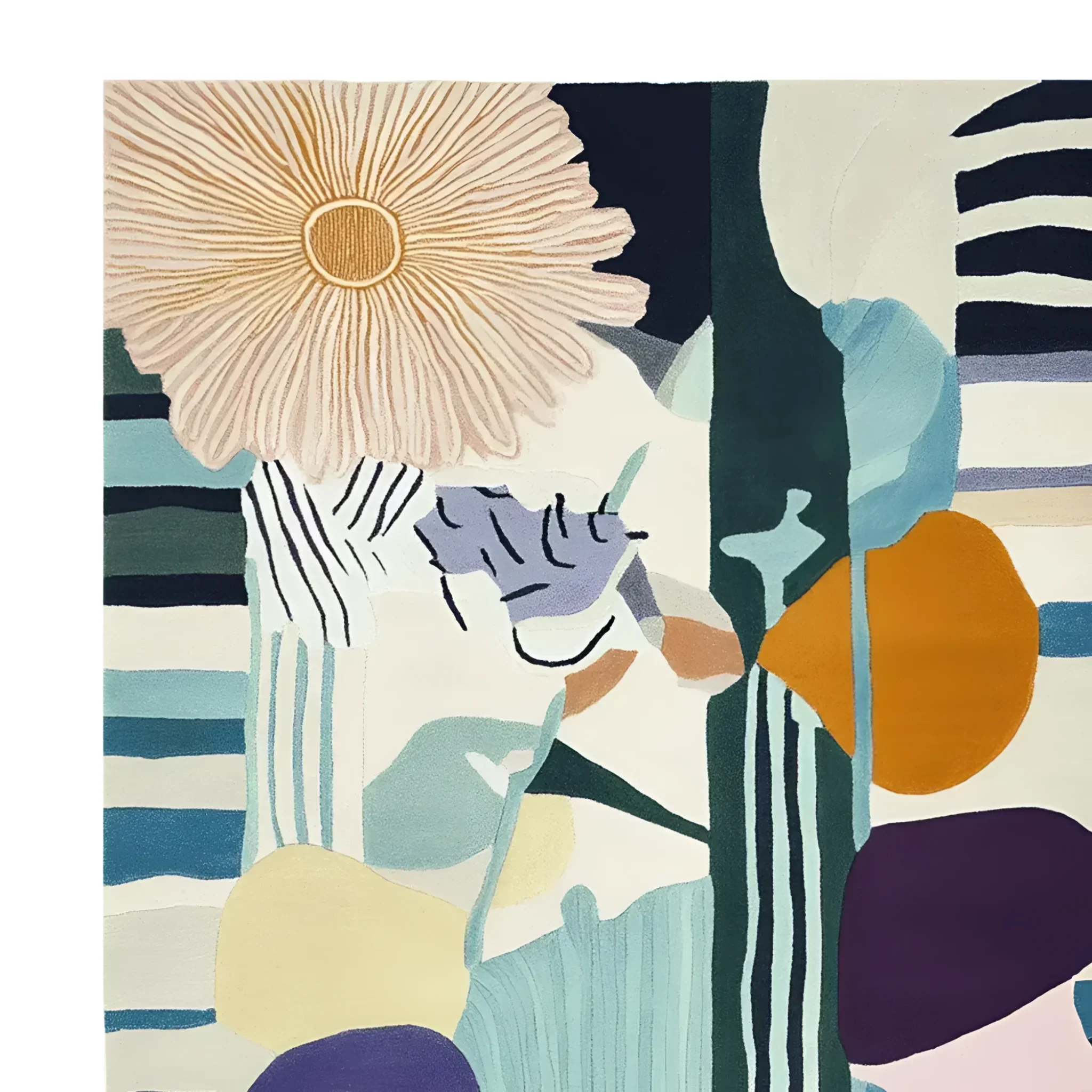 Petal Chaos Hand Tufted Rug - Image 6