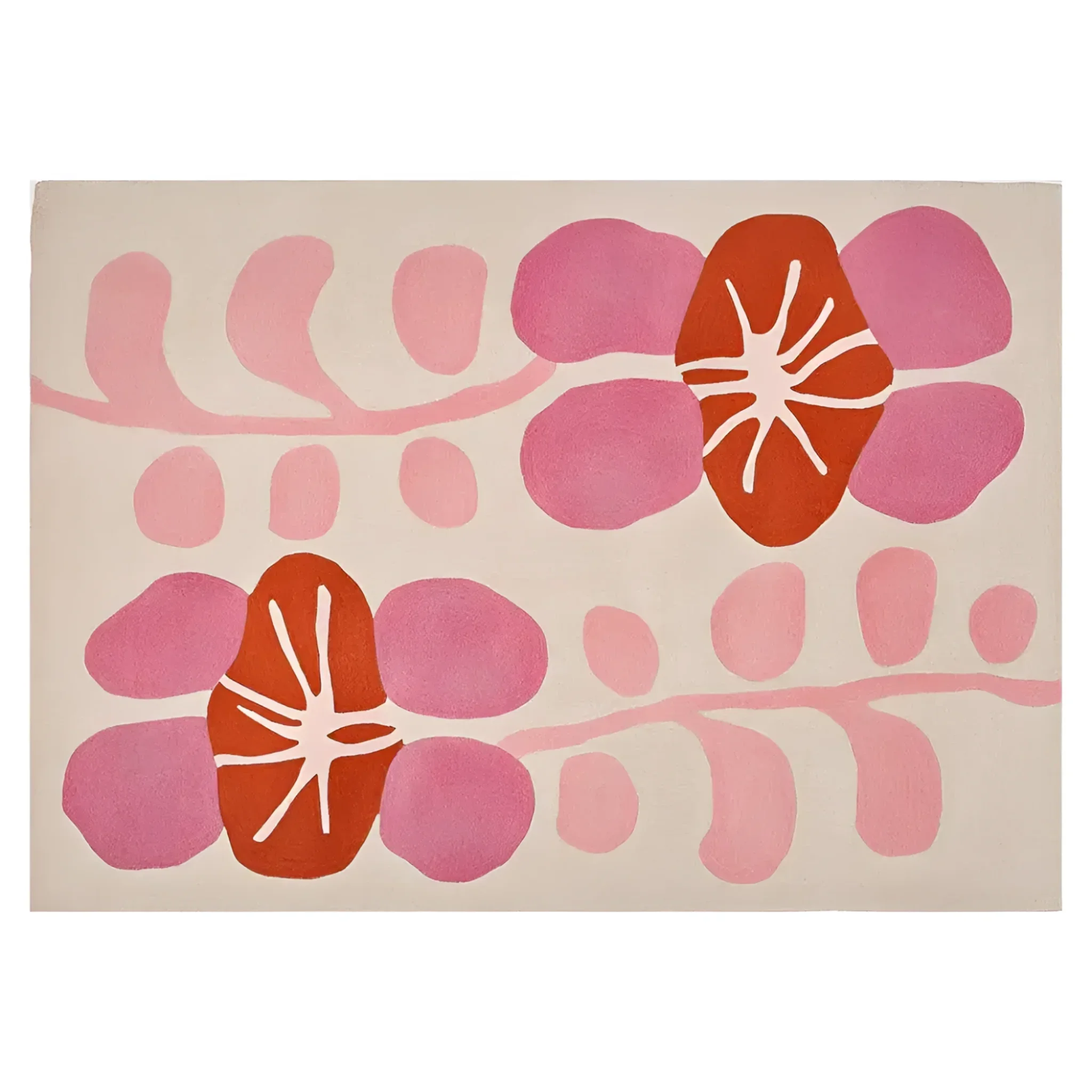 Petal Waves Hand Tufted Wool Rug - Image 9
