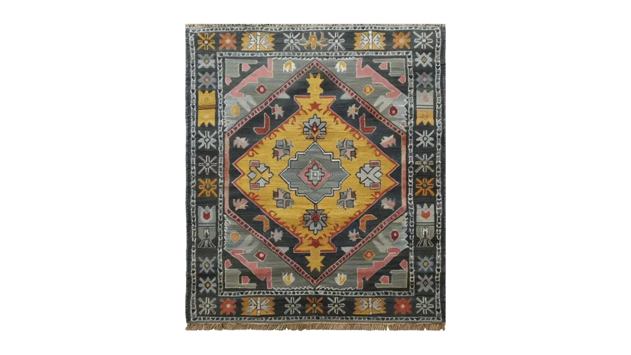 Petals in Motion Hand Knotted Area Rug - Image 7