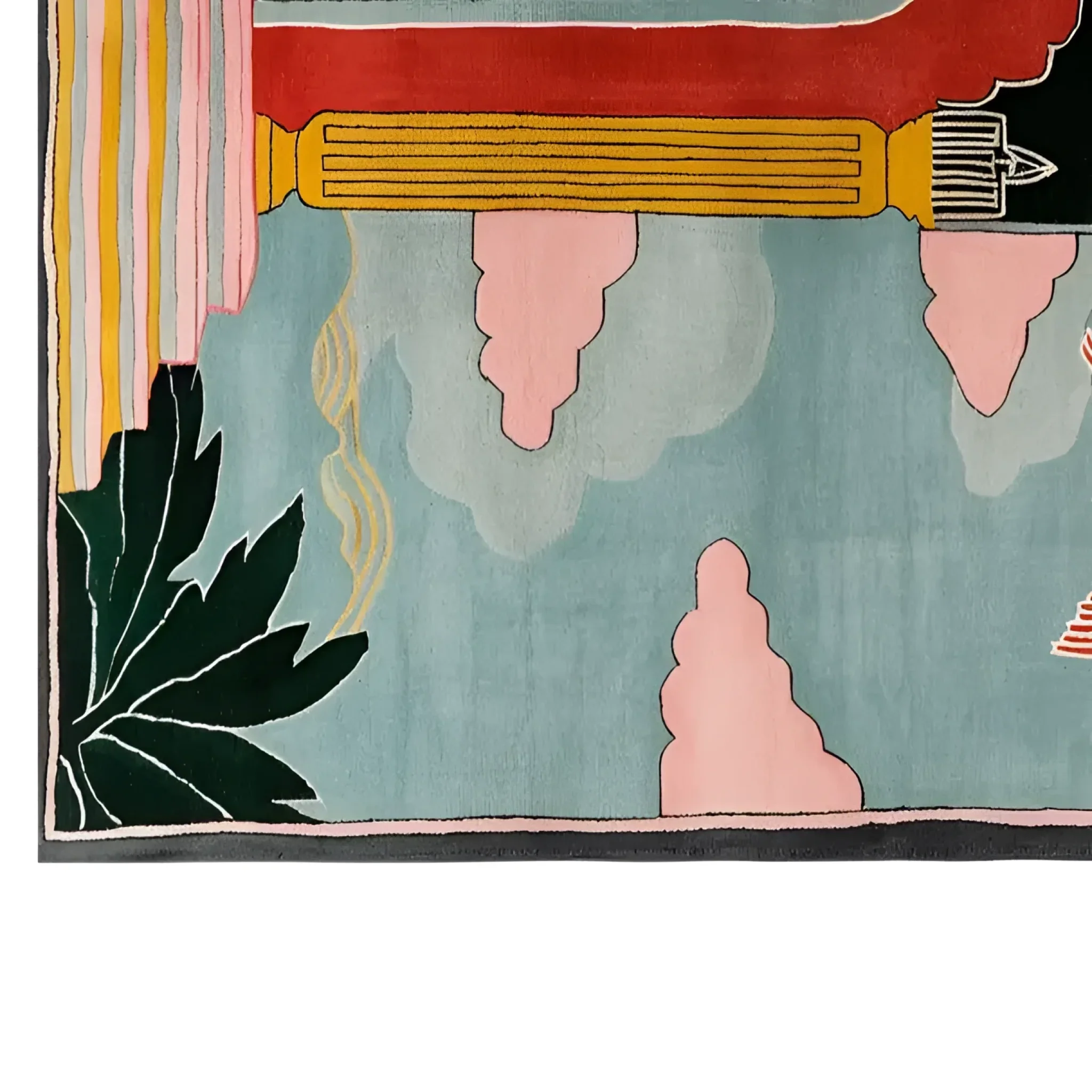 Phoenix Sky Citadel Hand Tufted Wool Rug - Image 8