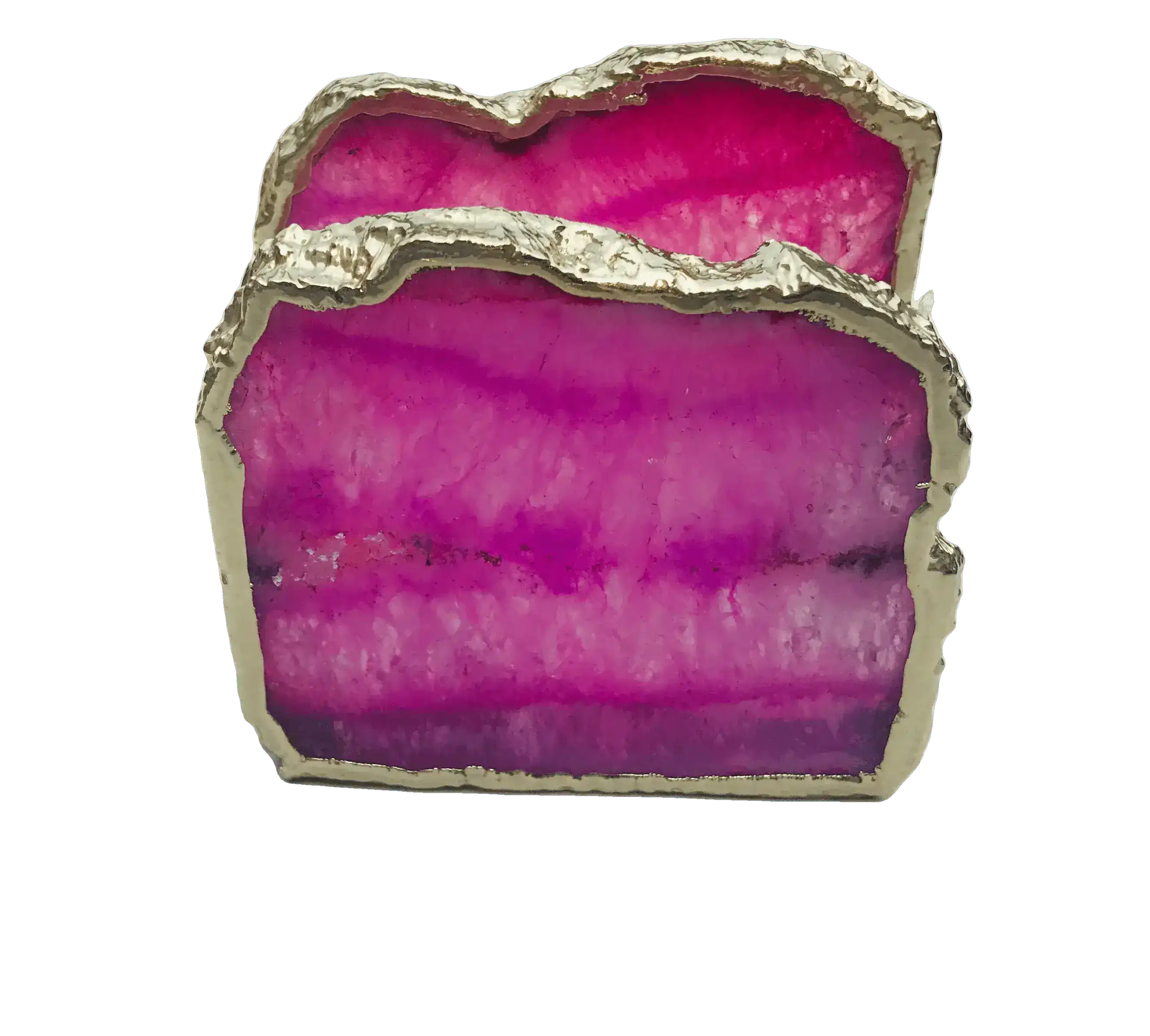 Pink Agate Stone Napkin Holder - Image 7