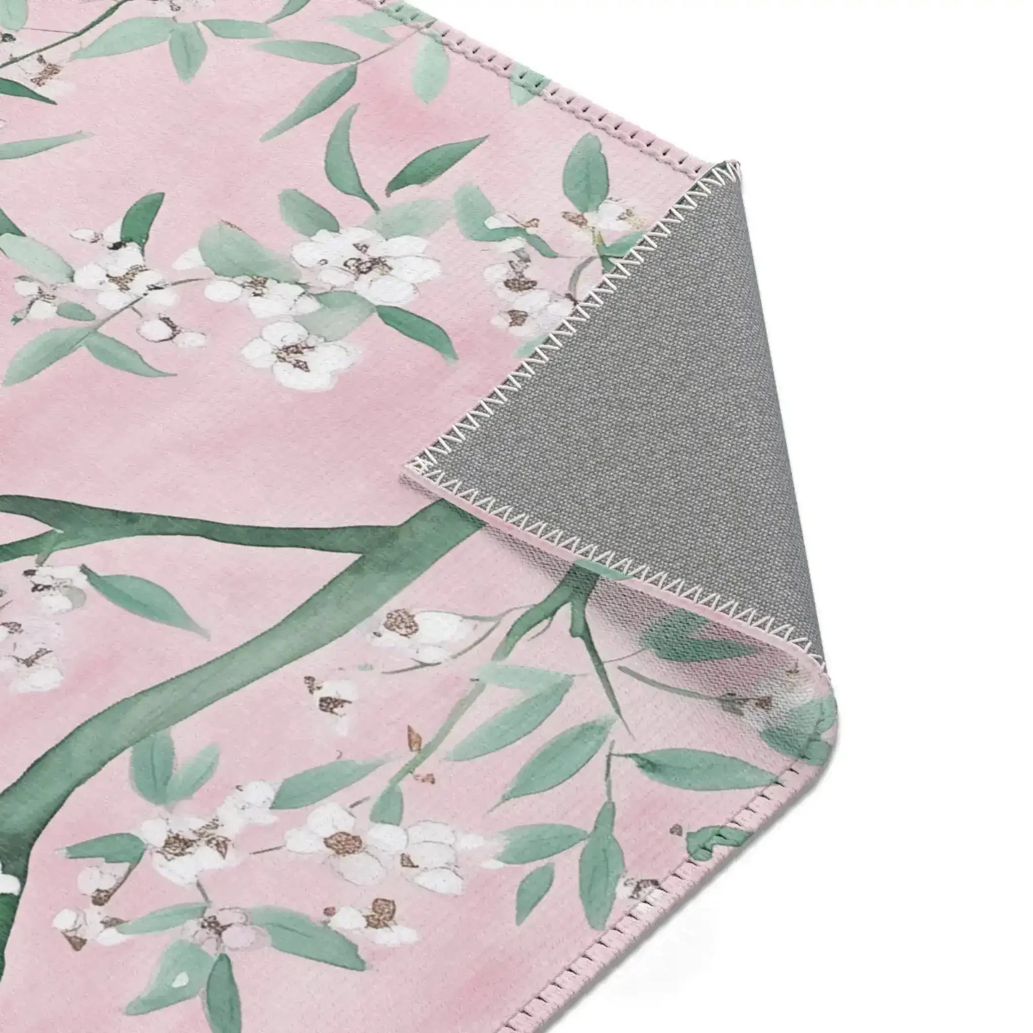 Pink Blossom Birds Accent Rug - Image 6