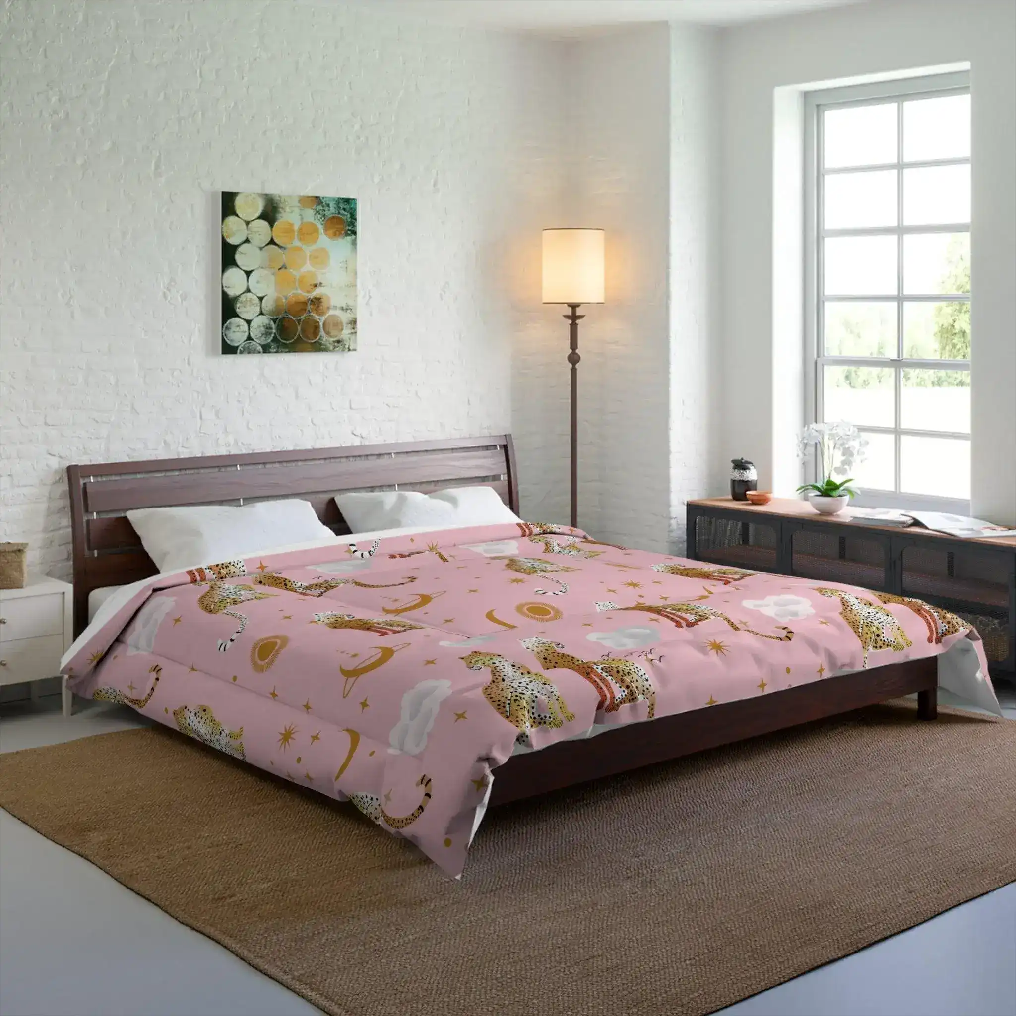 Pink Leopard Pair Comforter - Image 2