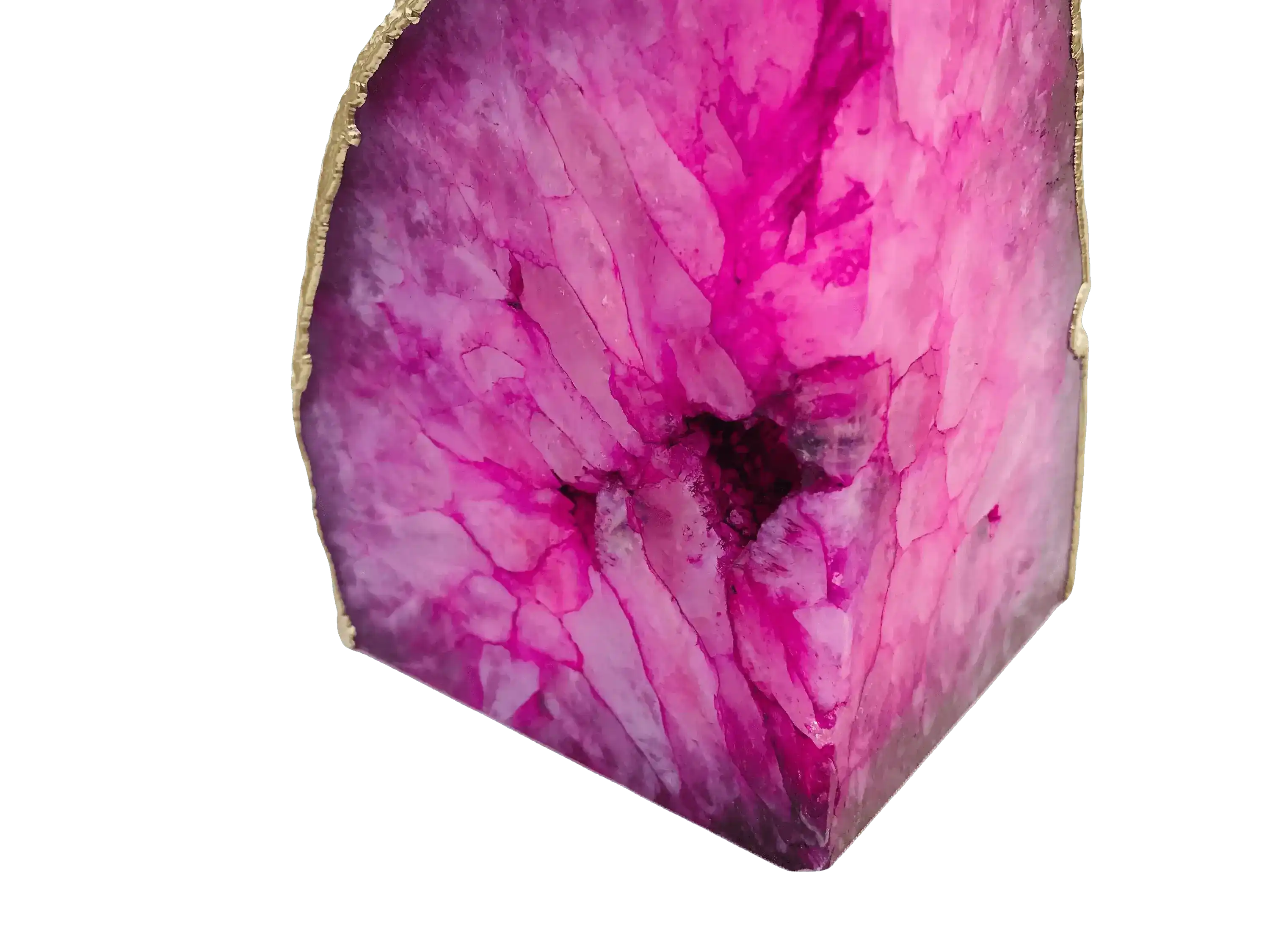 Pink Plated Agate Bookends - Image 4
