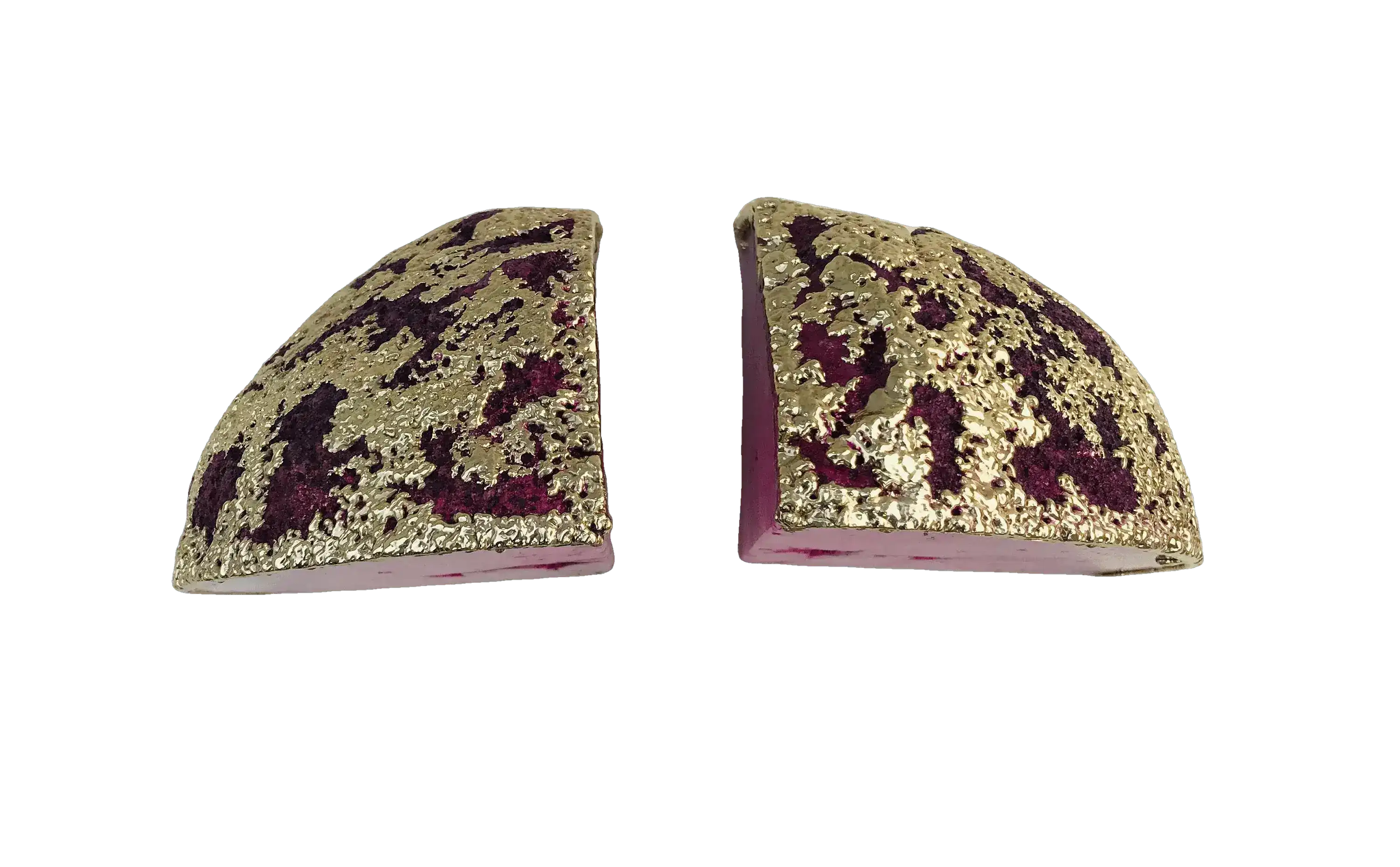 Pink Plated Agate Bookends - Image 7