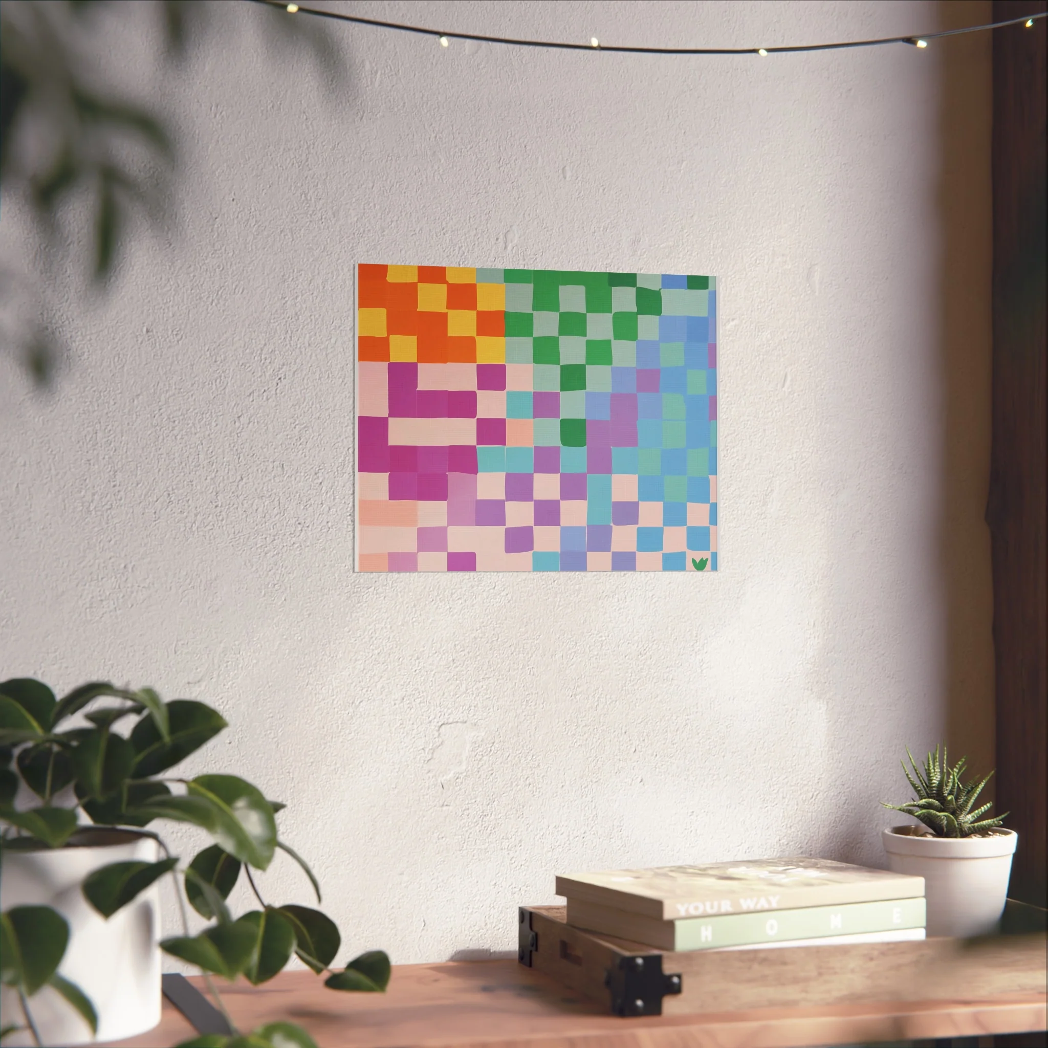 Pixel Bloom Mosaic Fine Art Poster - Image 32
