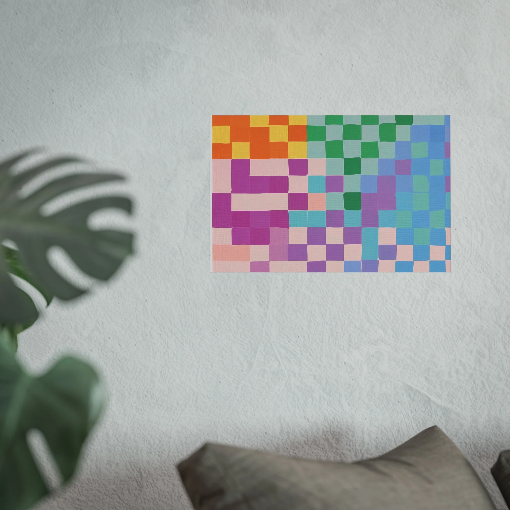 Pixel Bloom Mosaic Fine Art Poster - Image 33