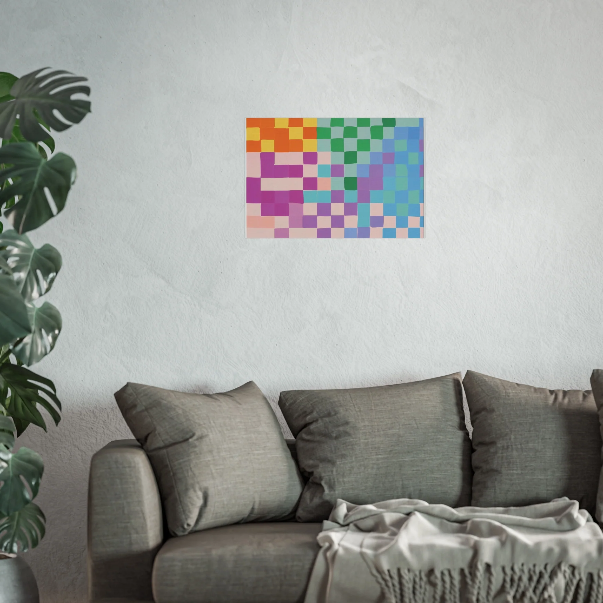 Pixel Bloom Mosaic Fine Art Poster - Image 37