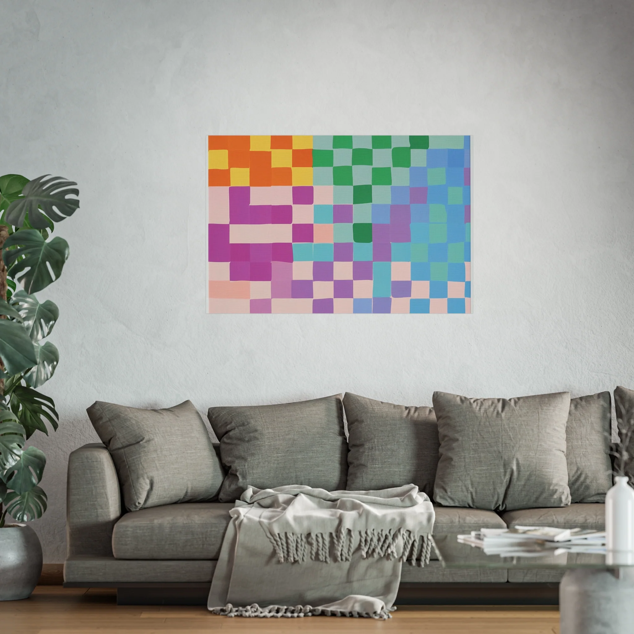 Pixel Bloom Mosaic Fine Art Poster - Image 47