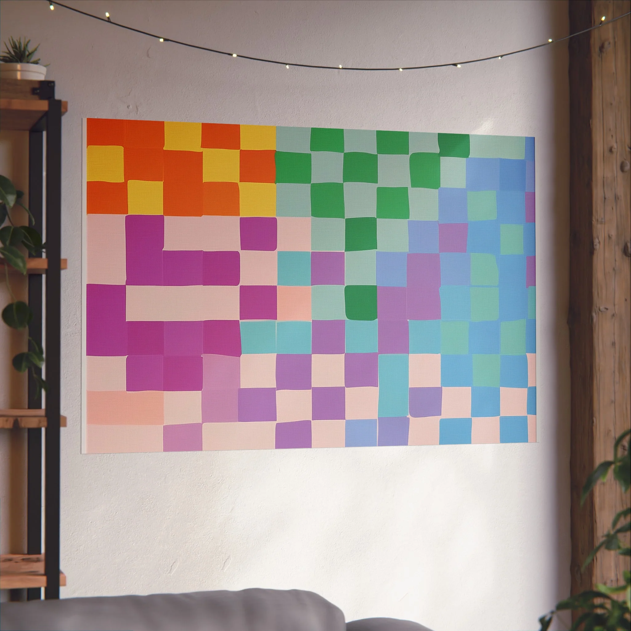 Pixel Bloom Mosaic Fine Art Poster - Image 48