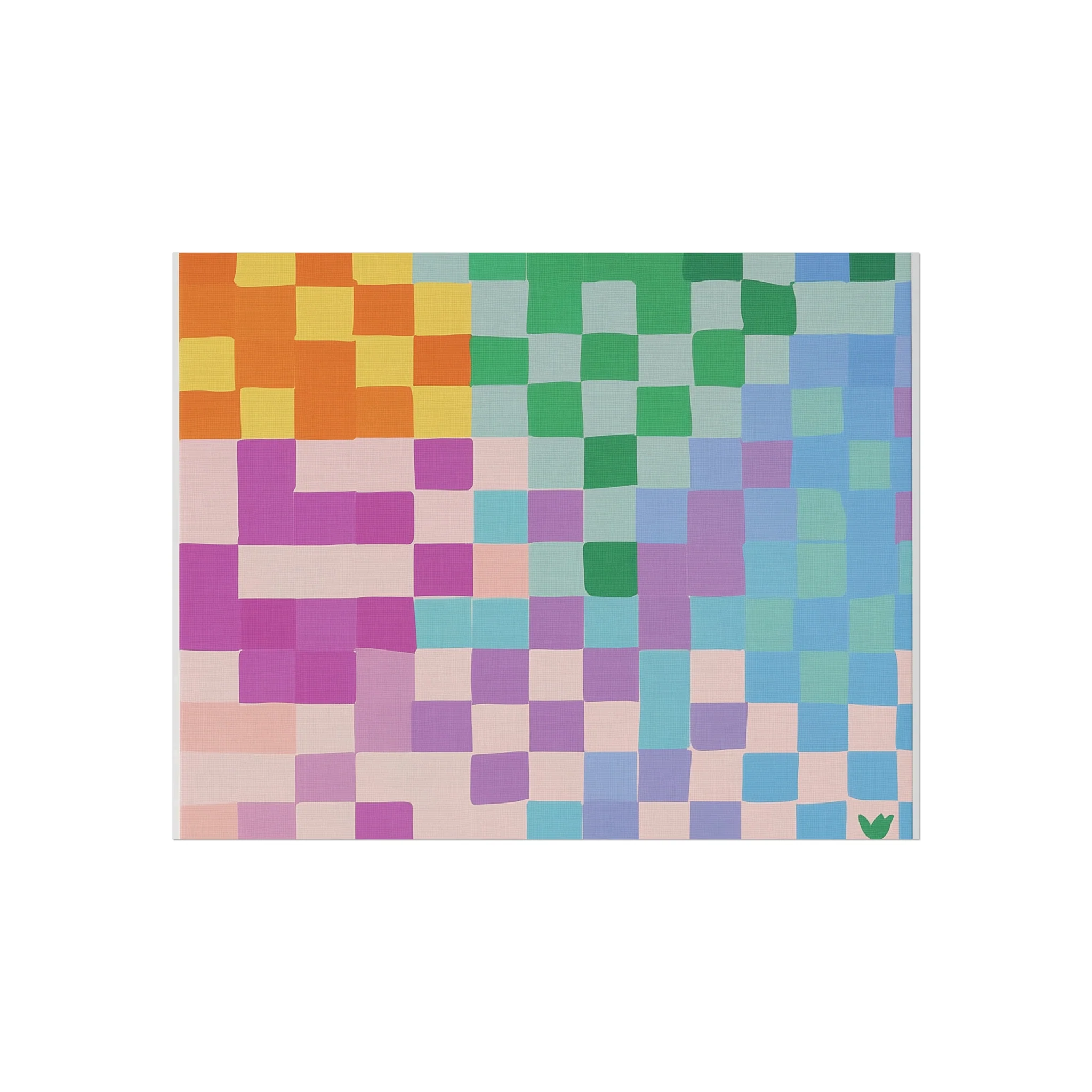 Pixel Bloom Mosaic Fine Art Poster - Image 8