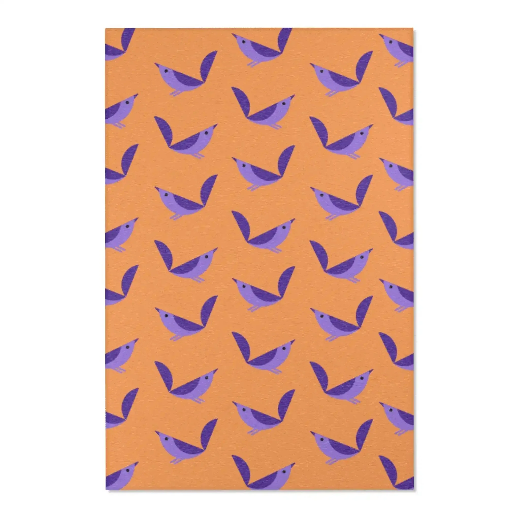 Playful Purple Birds Accent Rug - Image 3