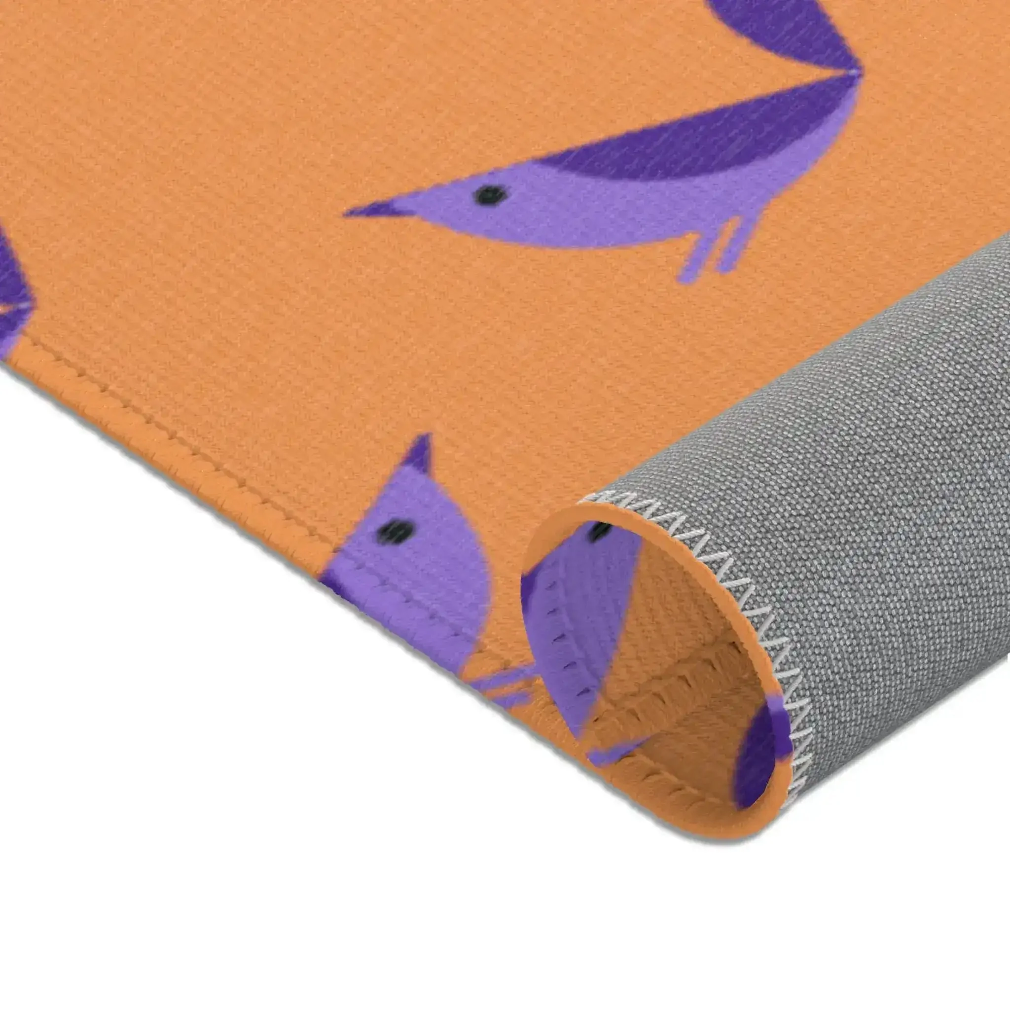 Playful Purple Birds Accent Rug - Image 4