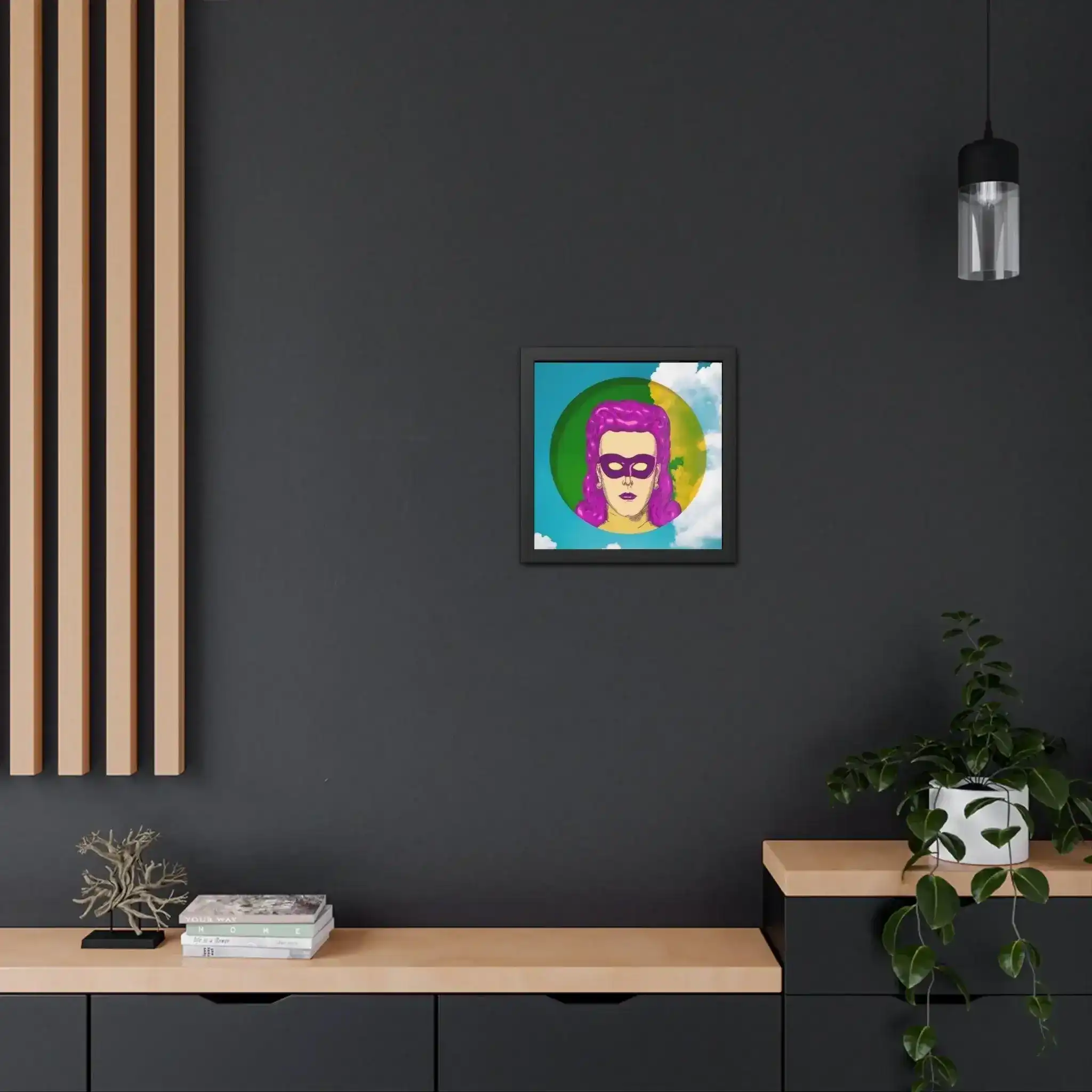 Pop Lady Masquerade Framed Poster Wall Art - Image 10