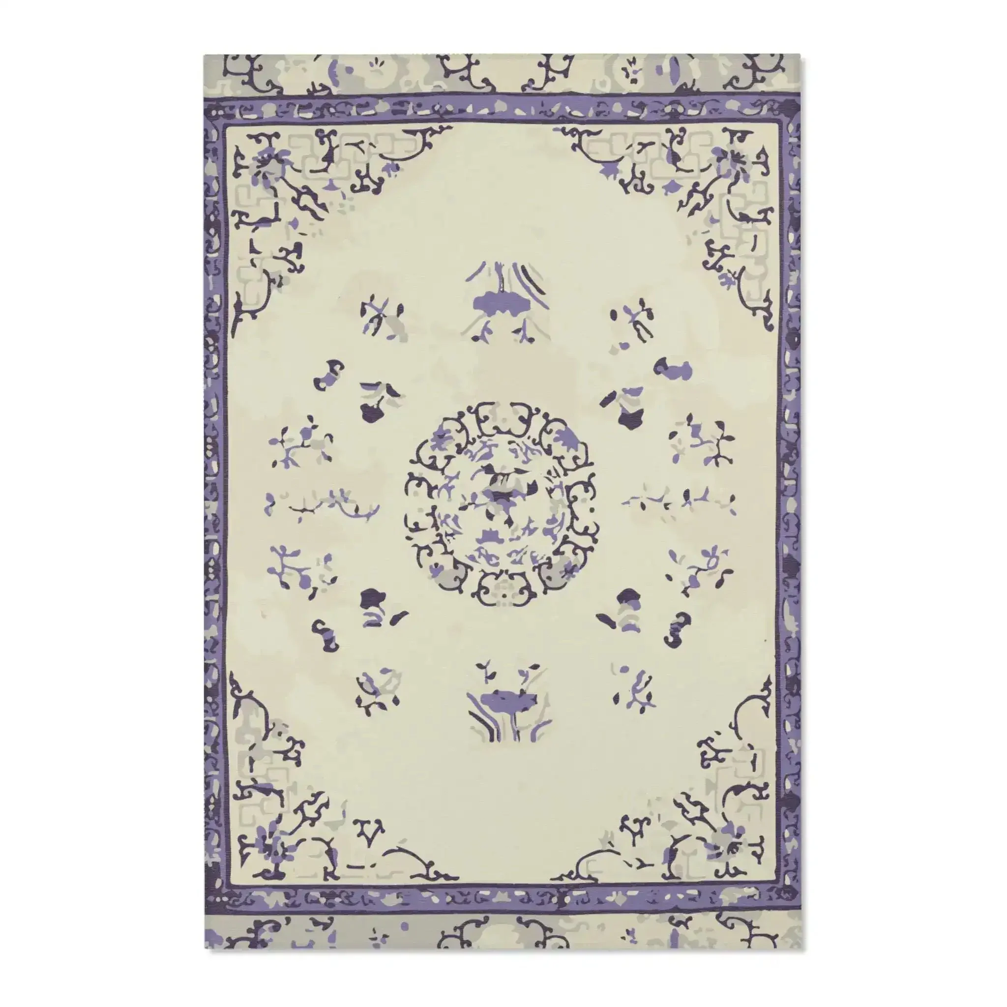 Porcelain Bloom Accent Rug - Image 3