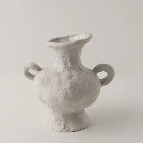 Primitive Ceramic Flower Vase - Image 12