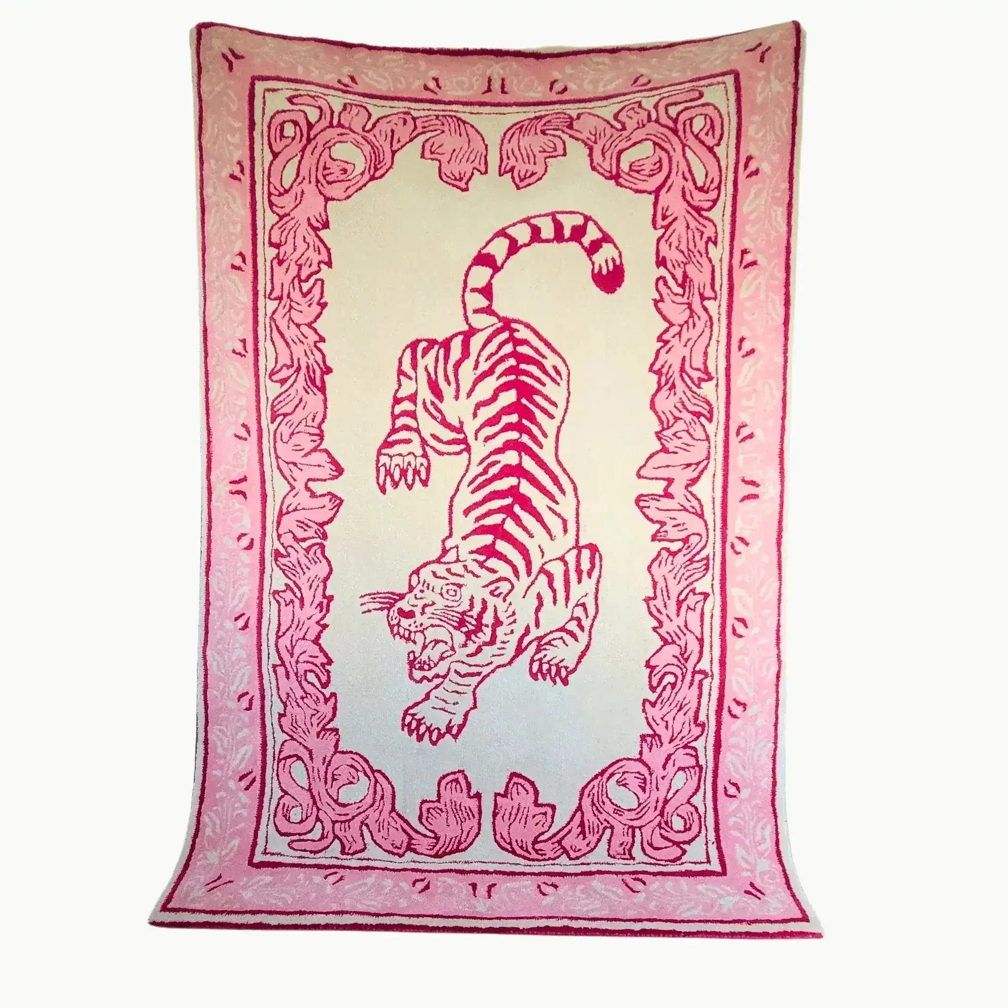 Prowess in Pink Garden Hand-Tufted Rug - Image 8