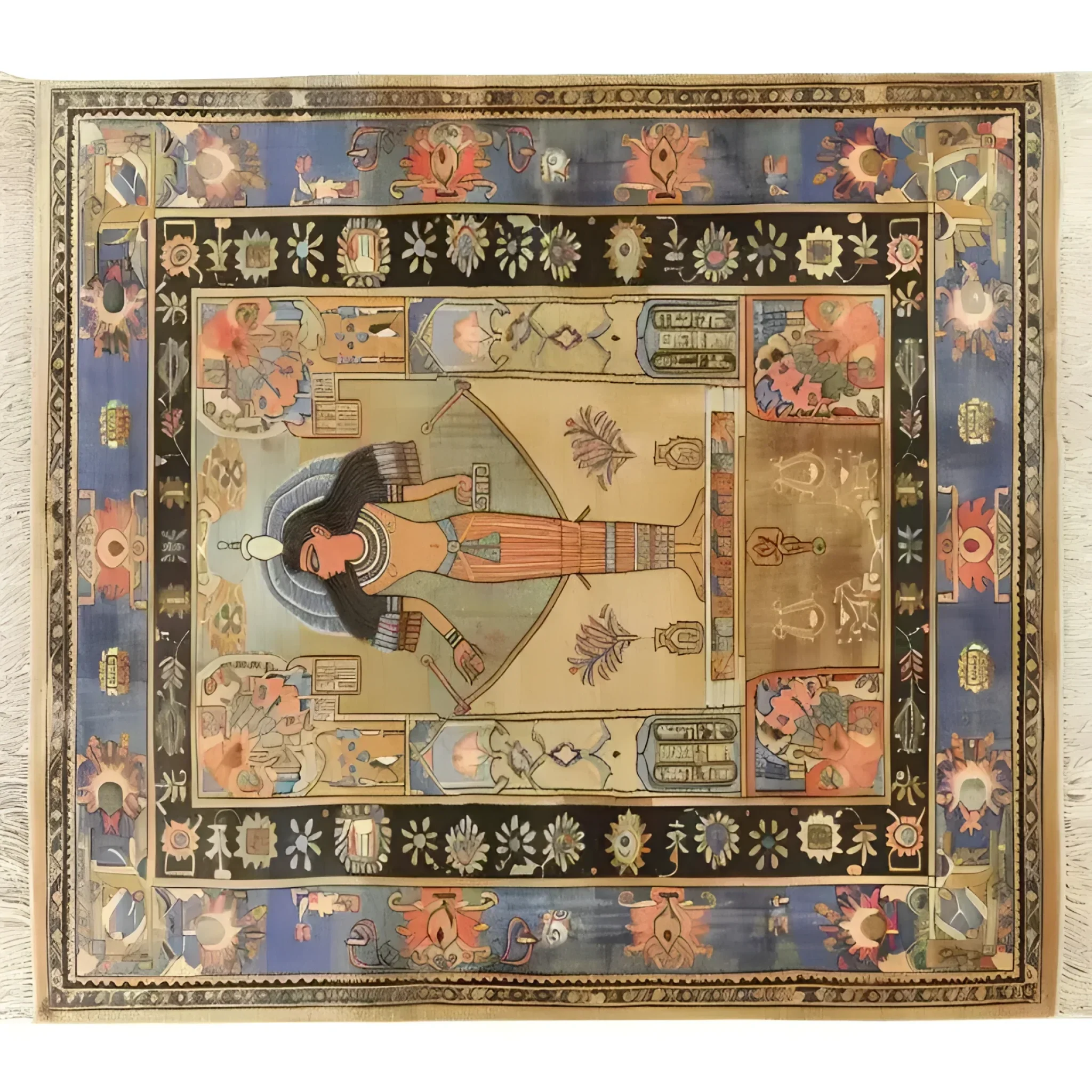 Pyramid Dreamscape Hand Knotted Area Rug - Image 4