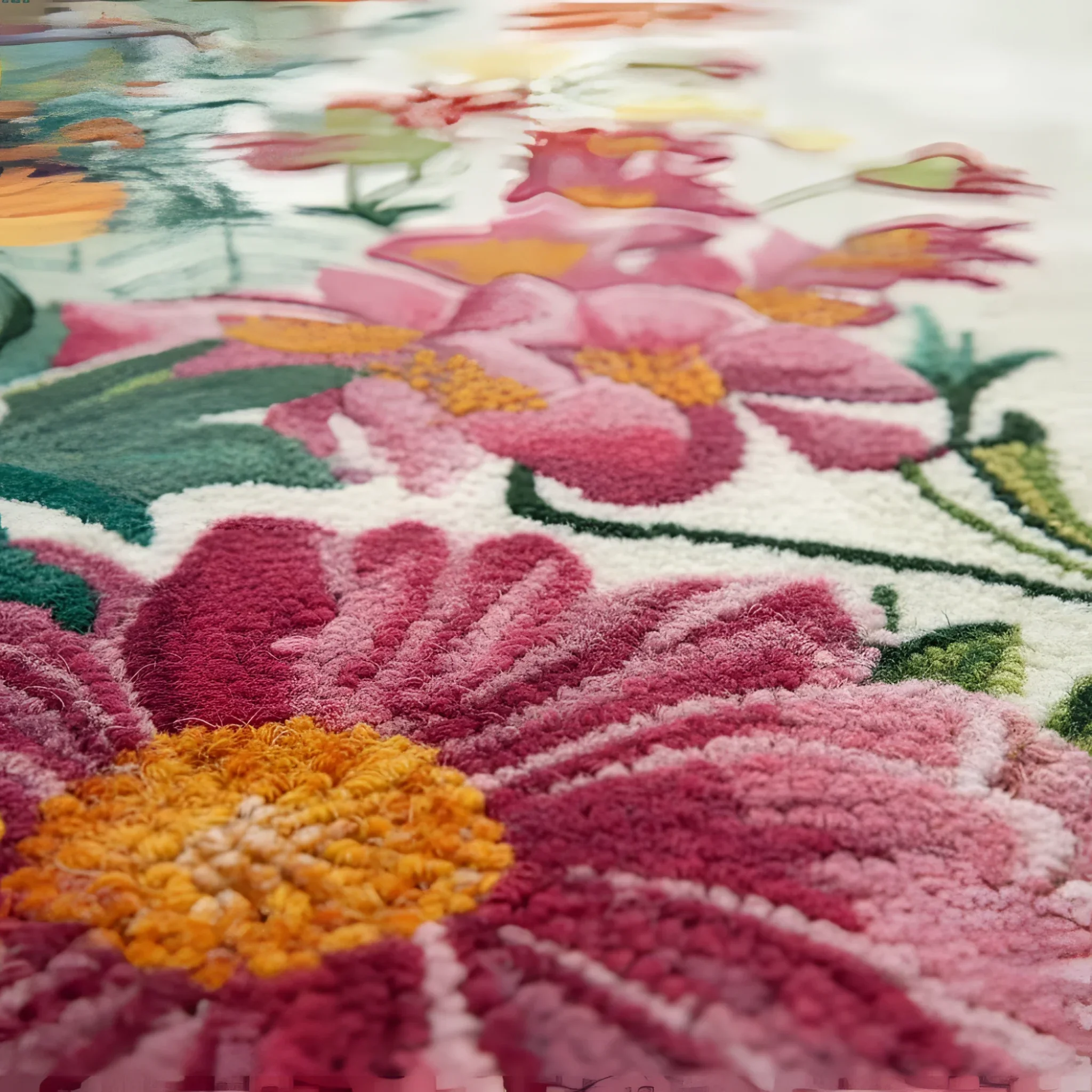 Radiant Garden Hand Tufted Rug - Image 3