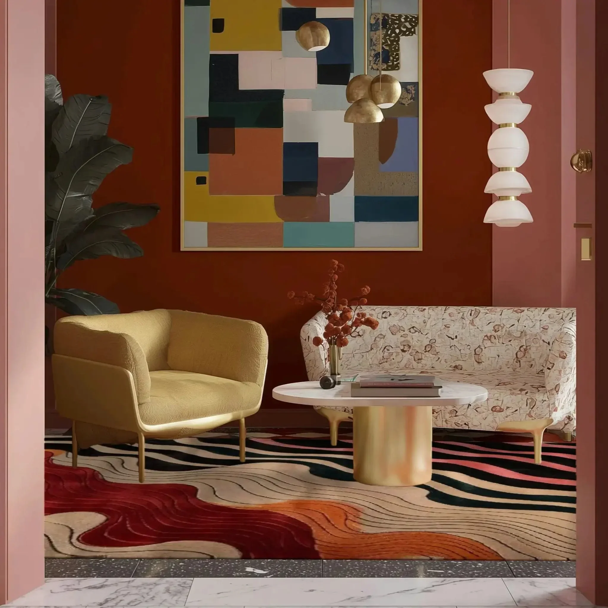 Radiant Harmony Hand Tufted Rug - Image 5