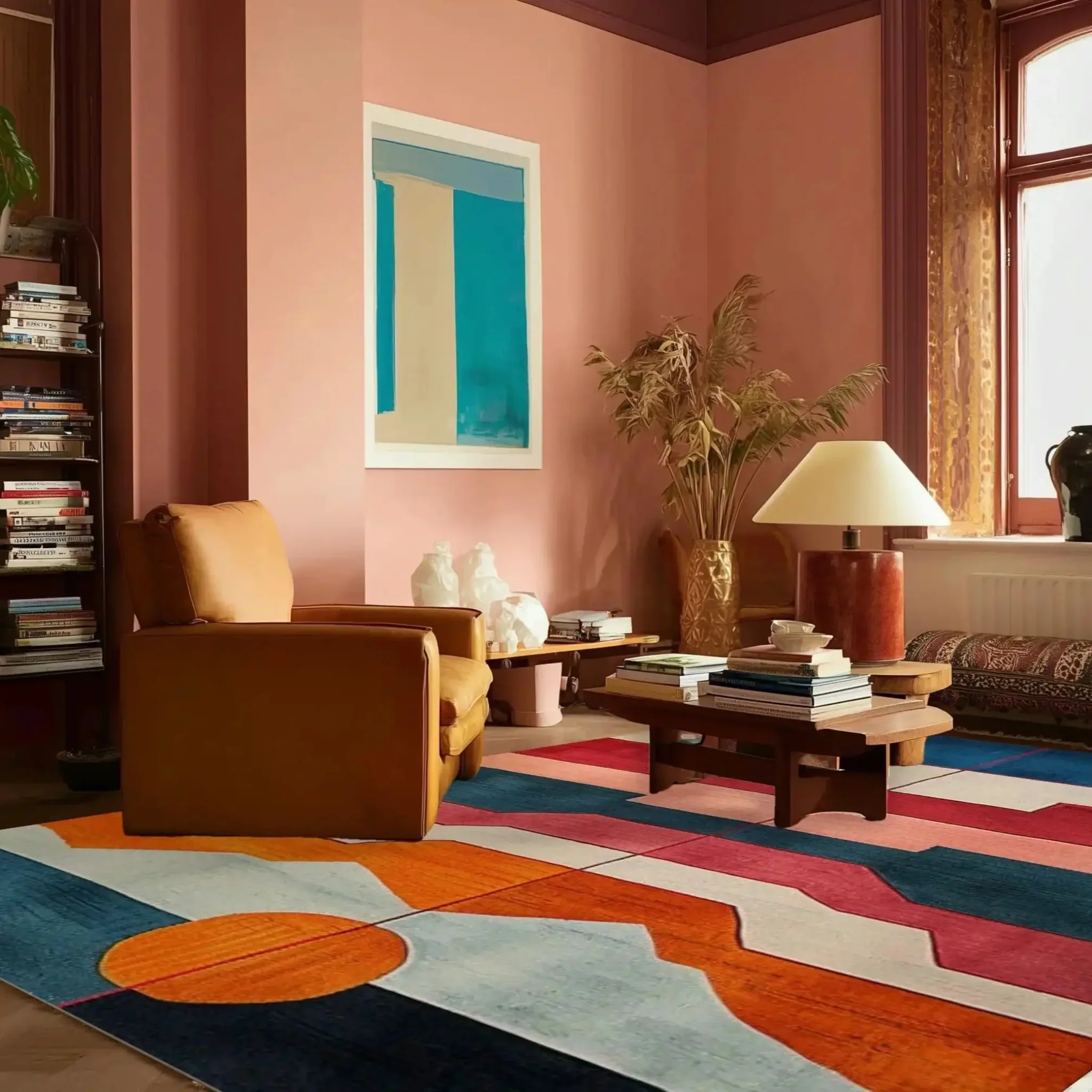 Radiant Sunscape Hand Tufted Wool Rug - Image 3