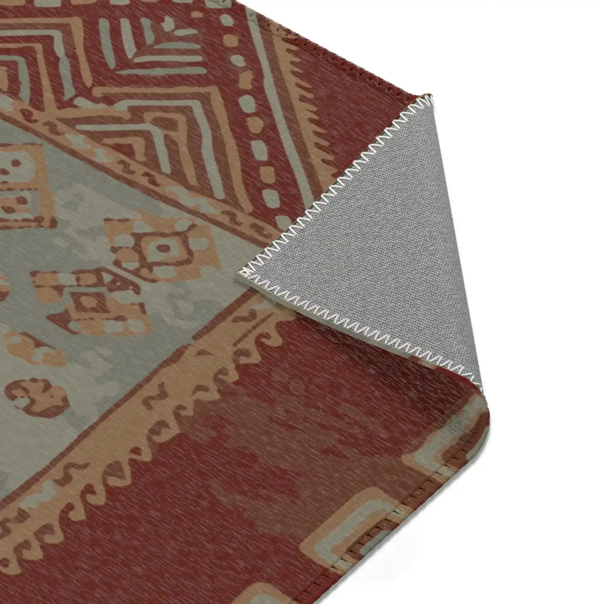 Red Clay Nomad Accent Rug - Image 5