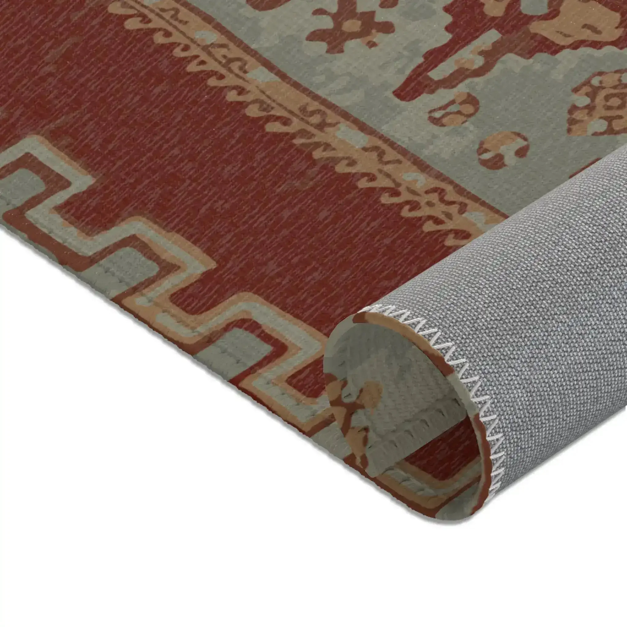 Red Clay Nomad Accent Rug - Image 7