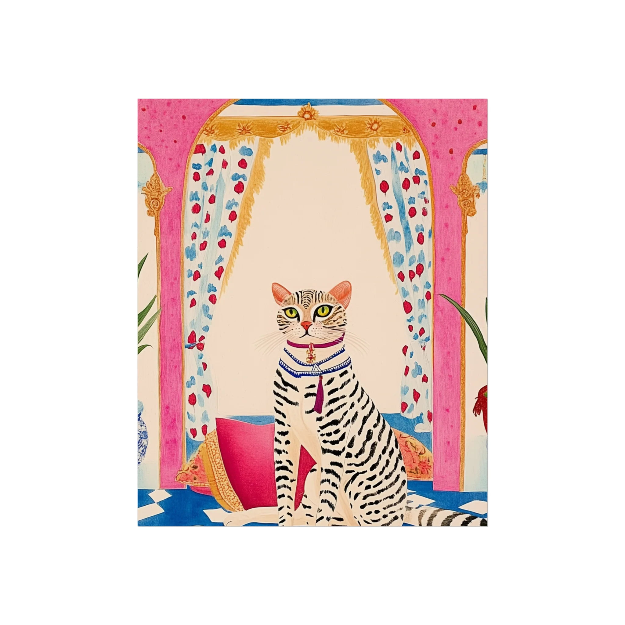 Regal Cat Fine Art Poster - Image 3