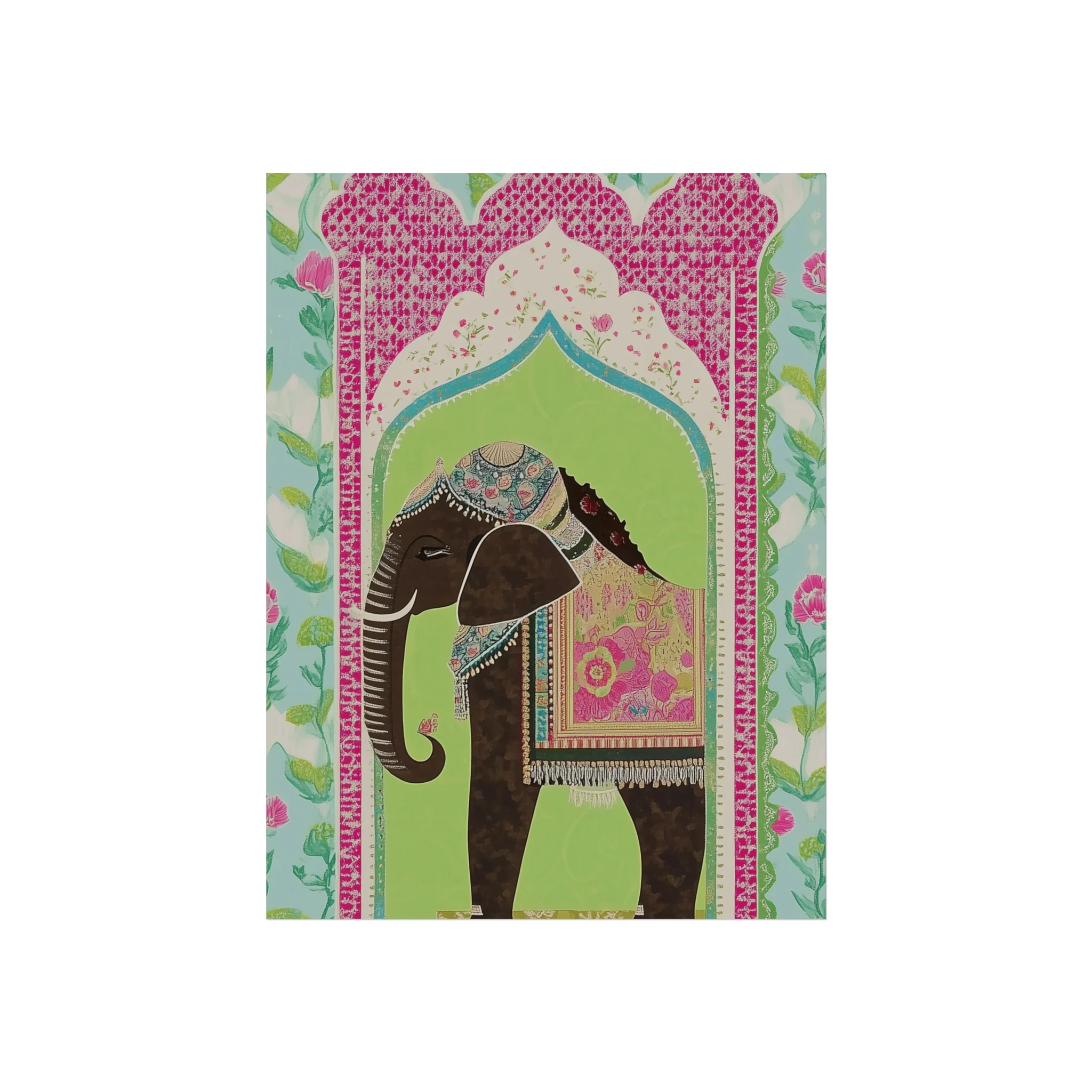 Regal Elephant Garden Fine Art Poster - Image 13